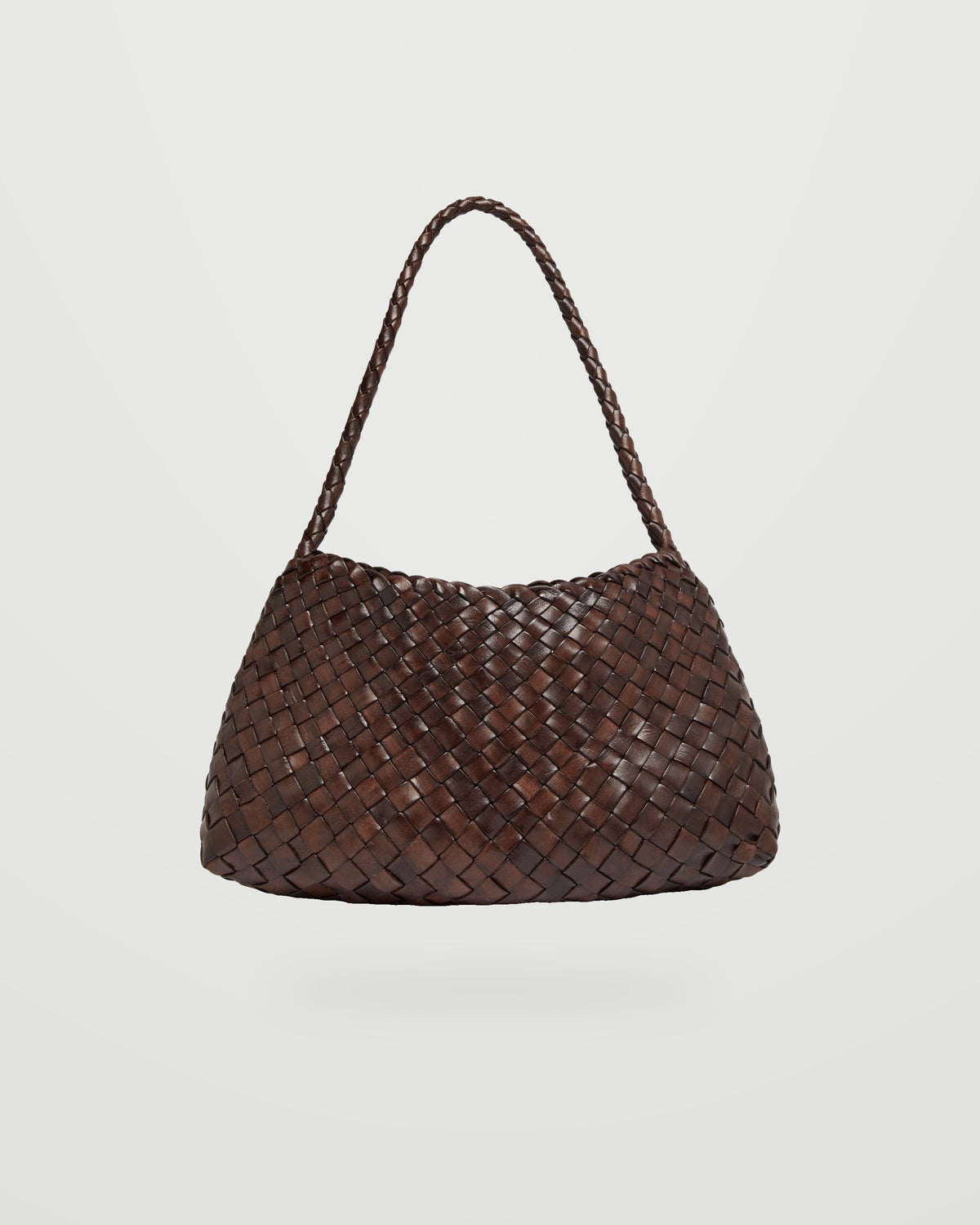 Mala entrançada Cala – Castanho chocolate