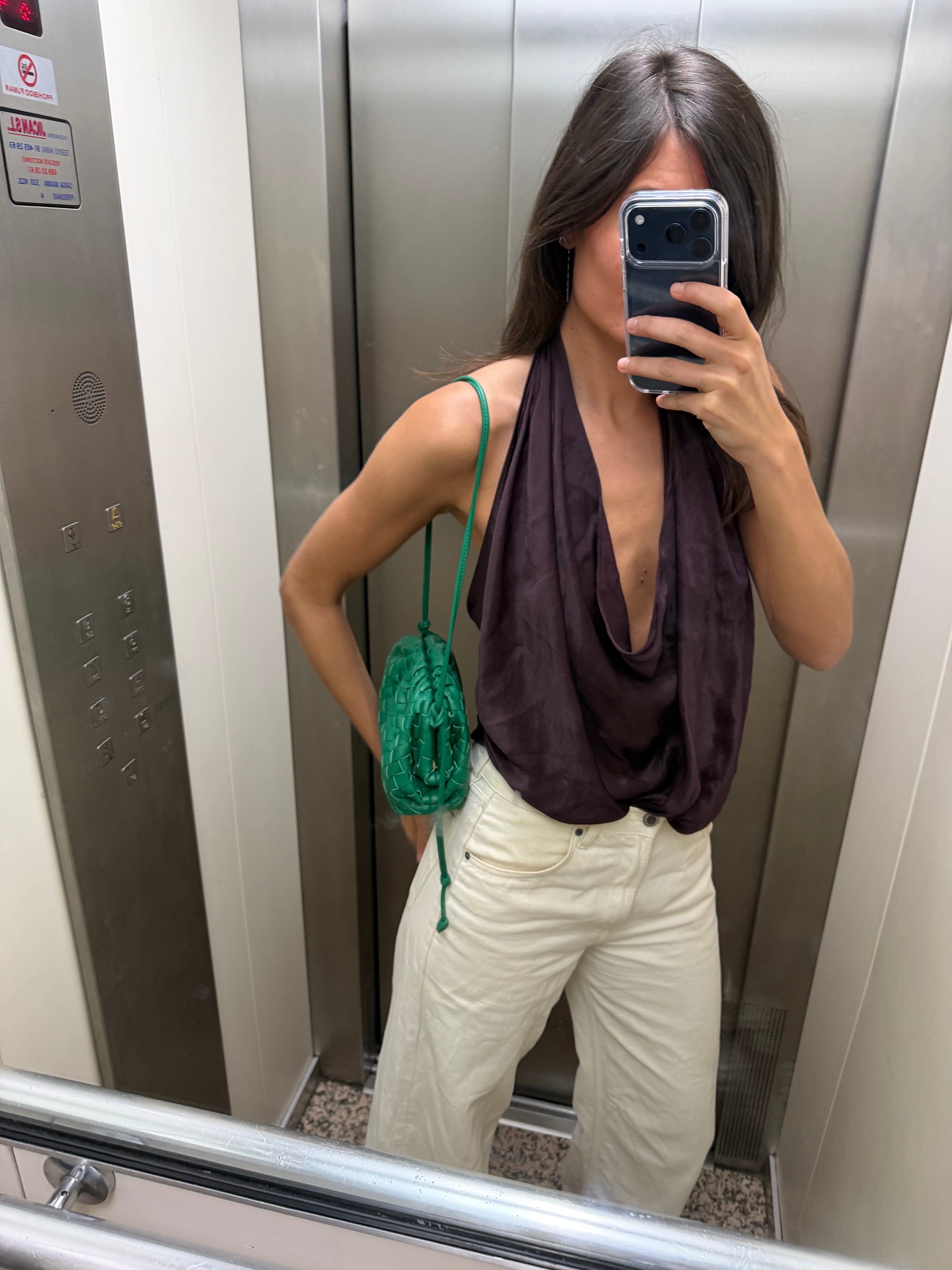 Bolso trenzado - Verde