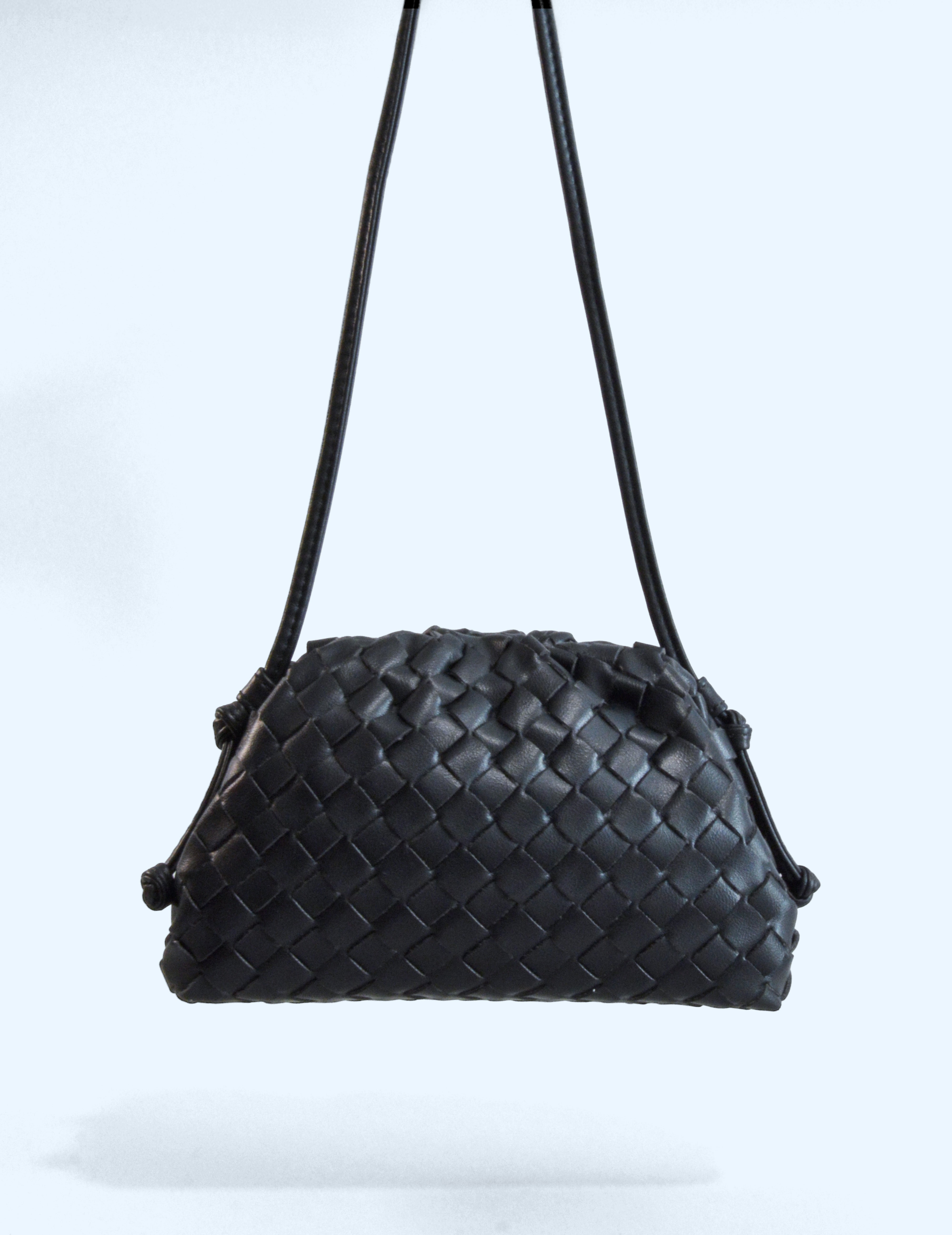 Bolso trenzado - Negro
