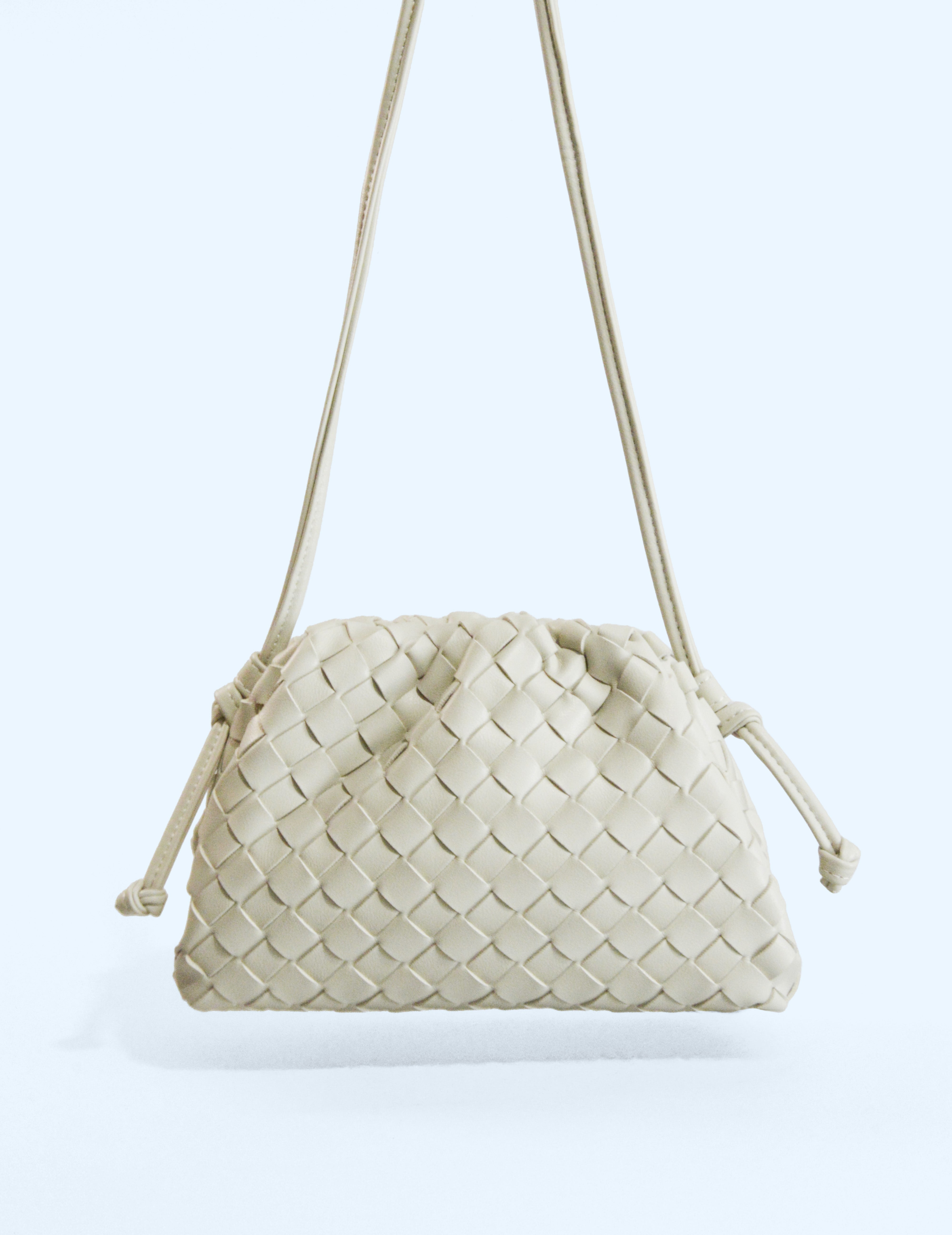 Bolso trenzado - Hueso
