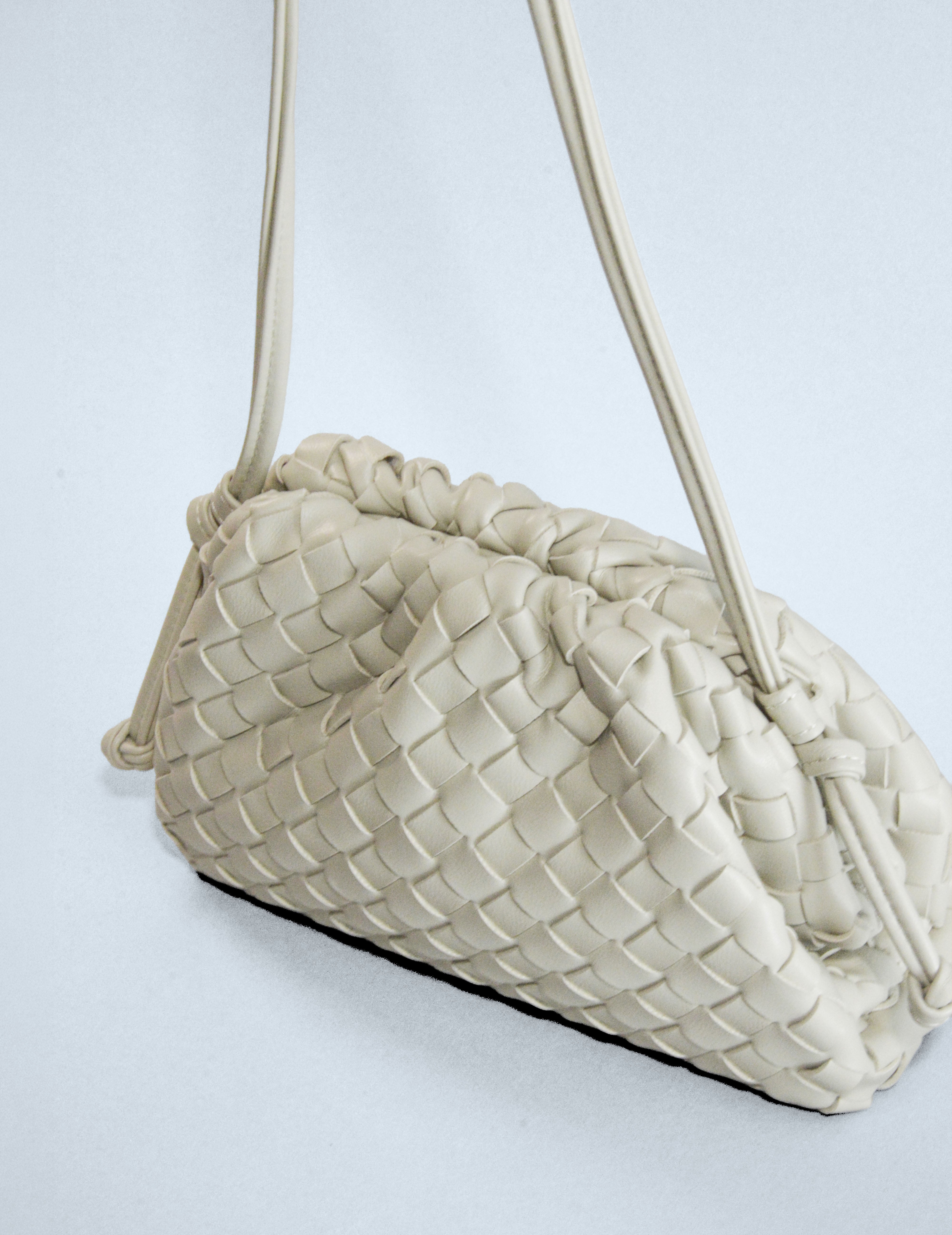 Bolso trenzado - Hueso