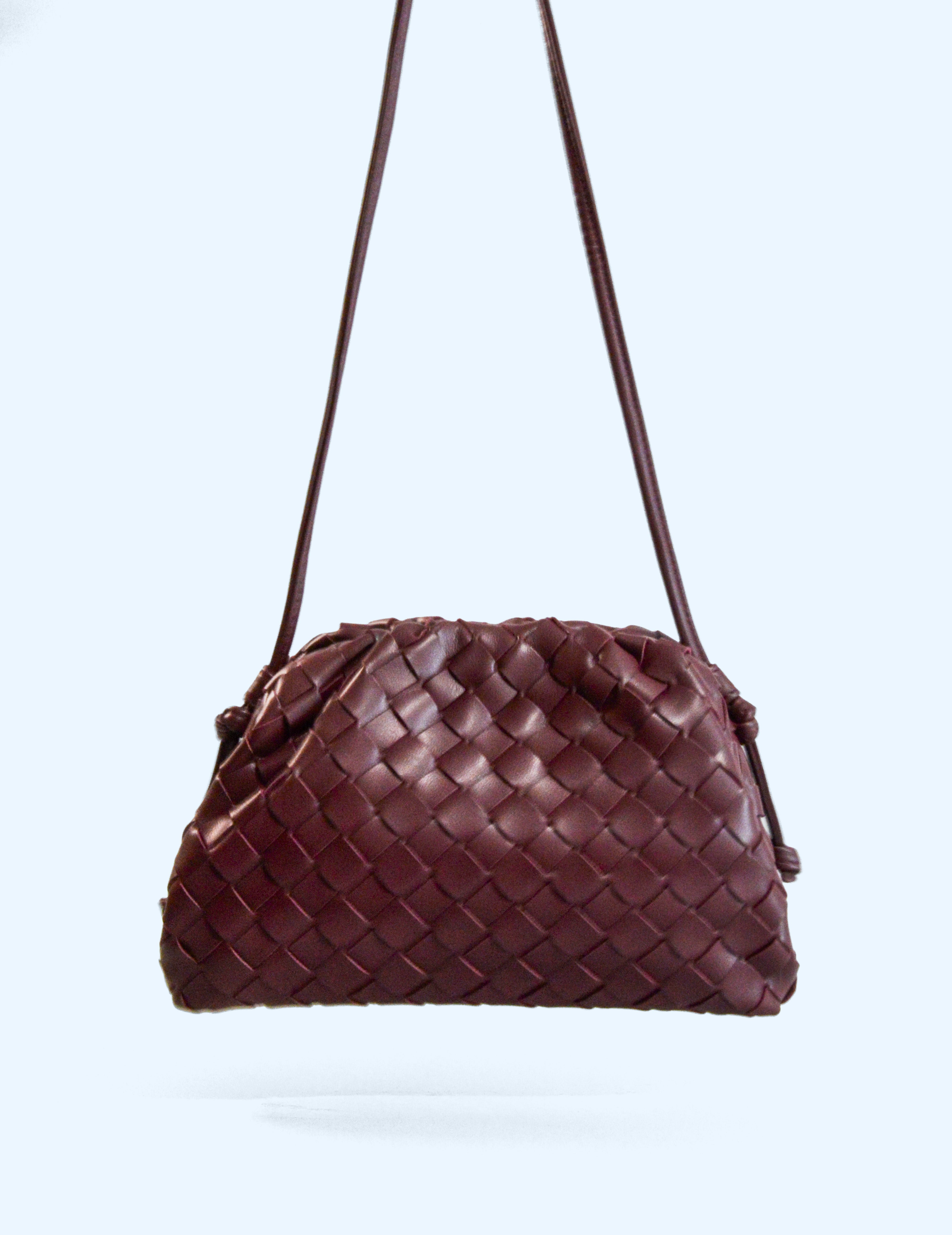 Bolso trenzado - Burdeos