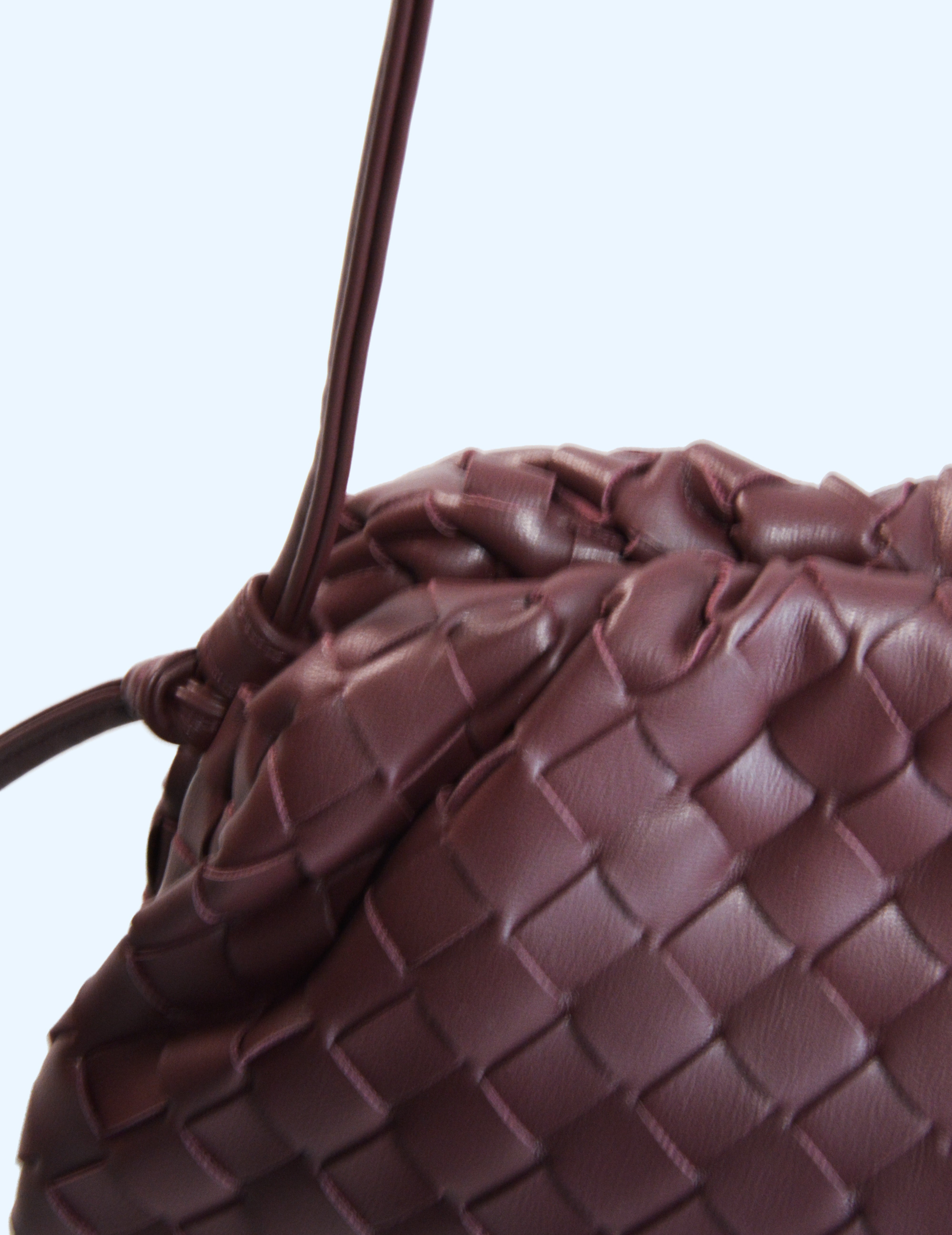 Bolso trenzado - Burdeos