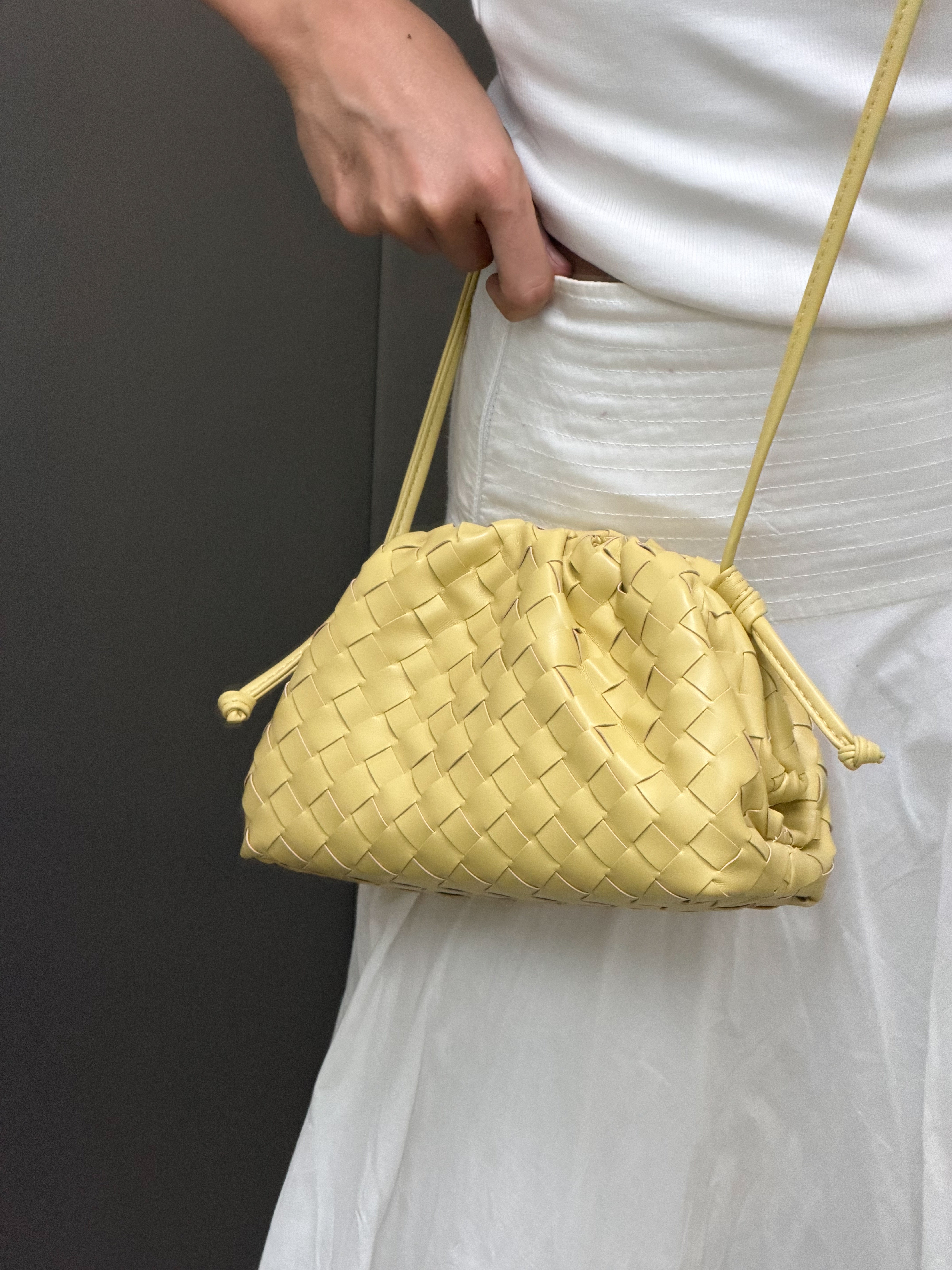 Bolso trenzado - Limón