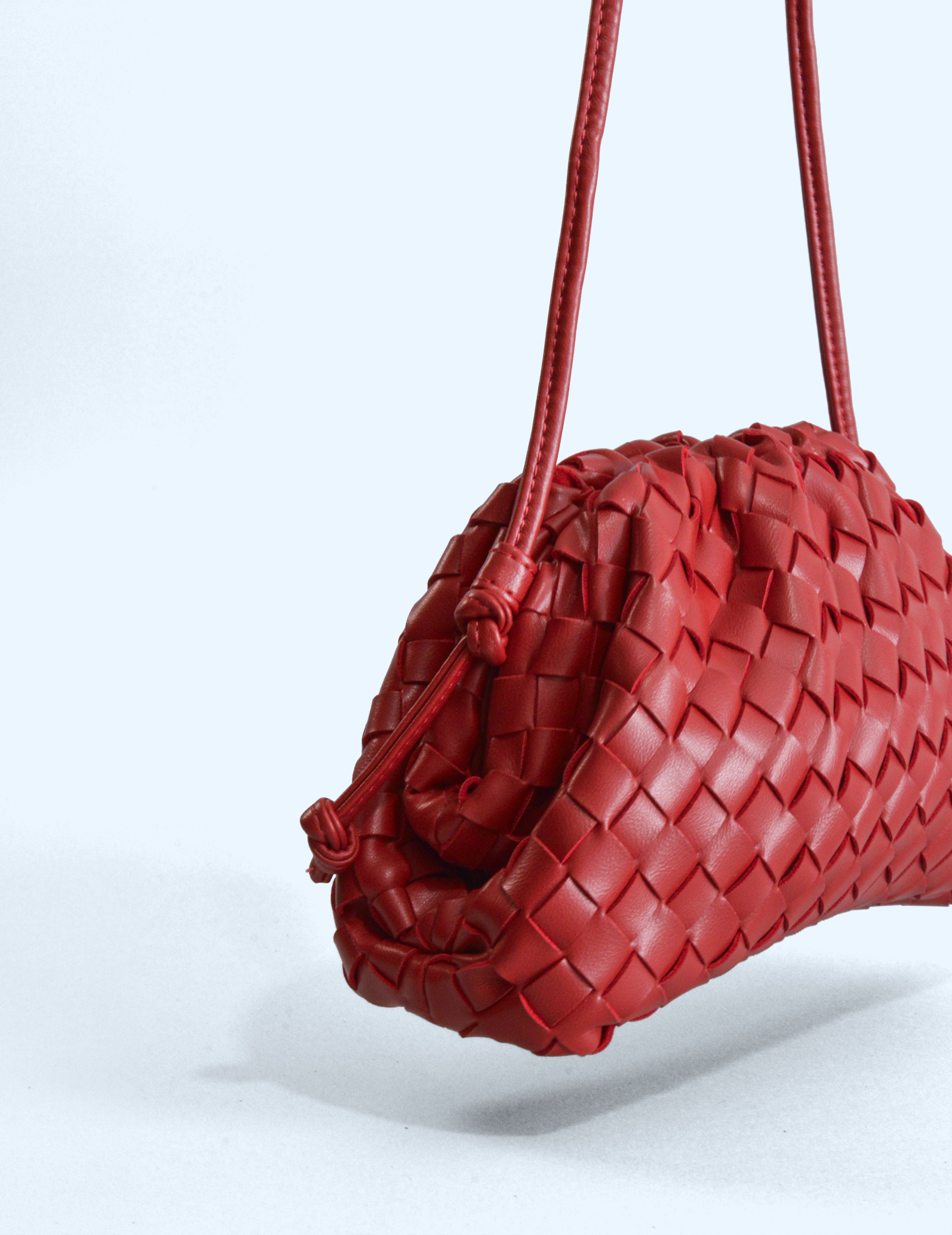 Bolso trenzado - Rojo