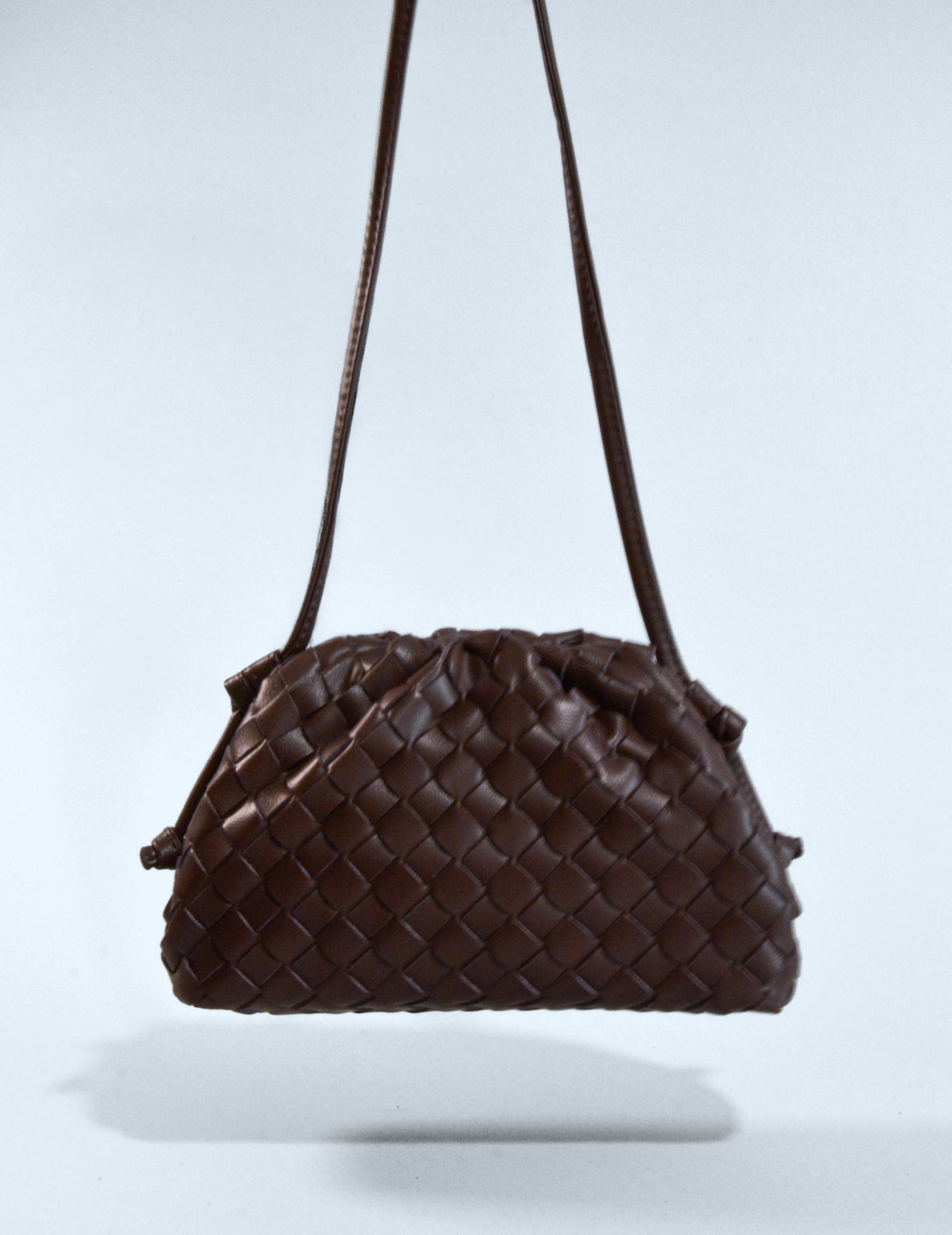 Bolso trenzado - Chocolate