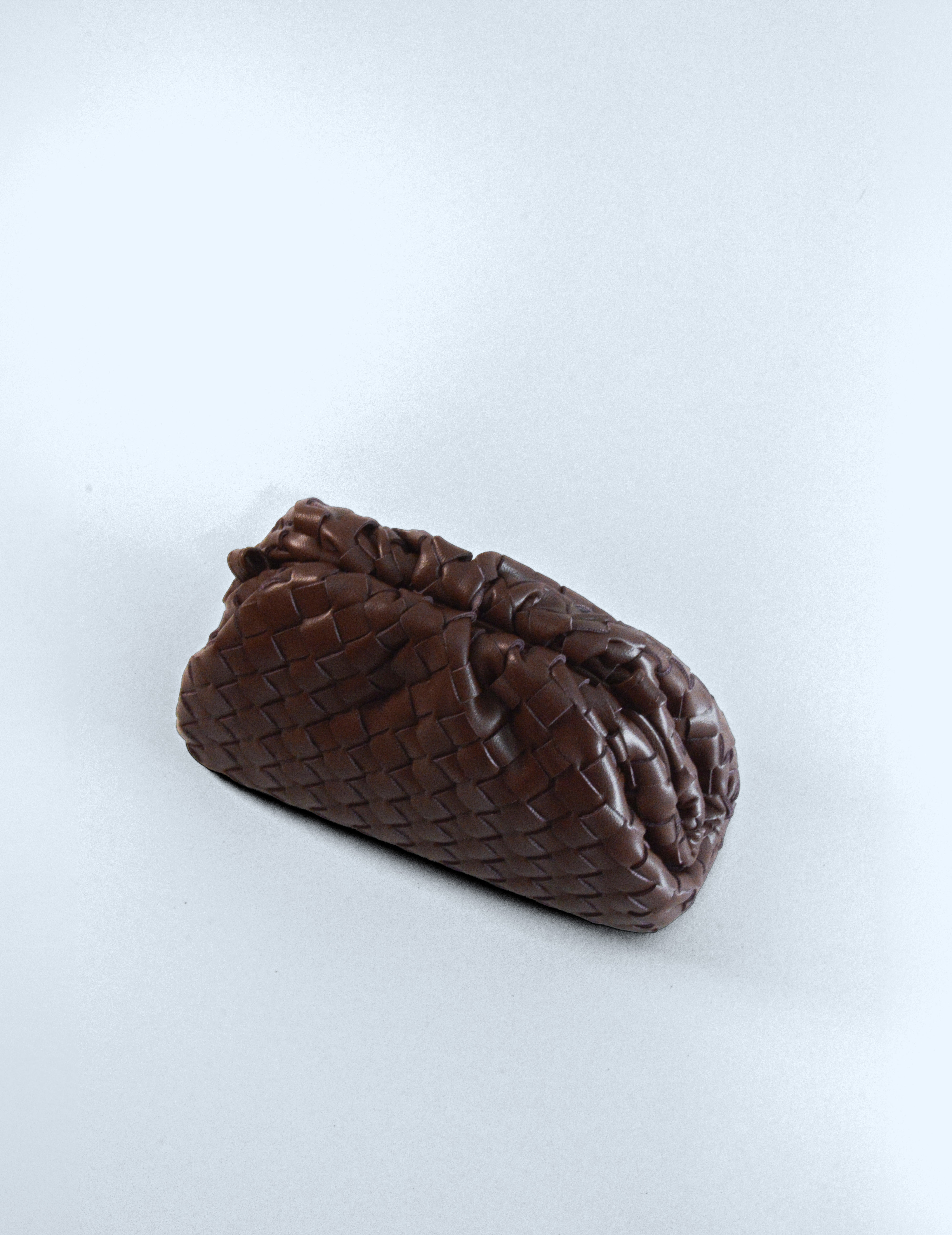 Bolso trenzado - Chocolate