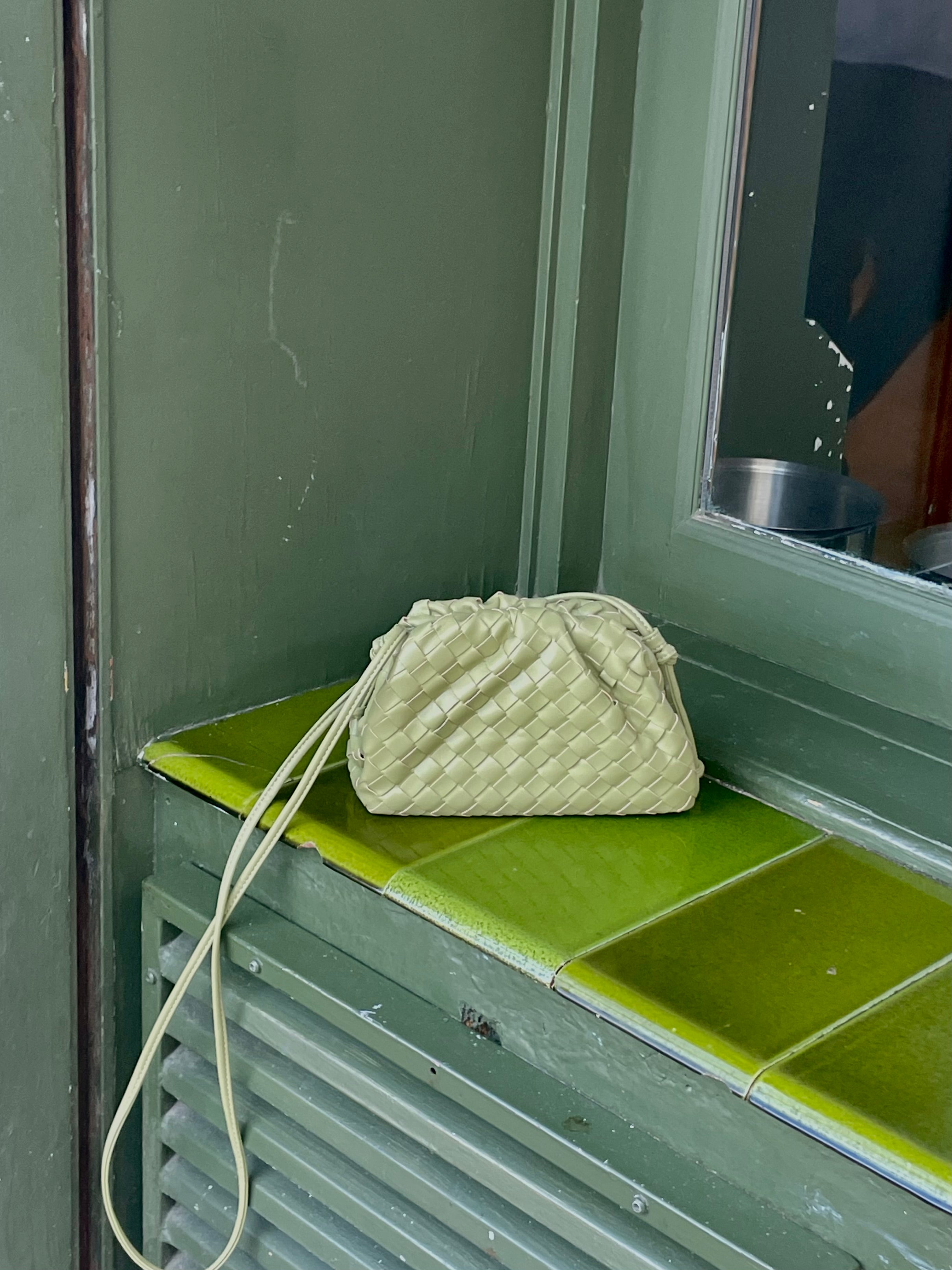 Bolso trenzado - Oliva