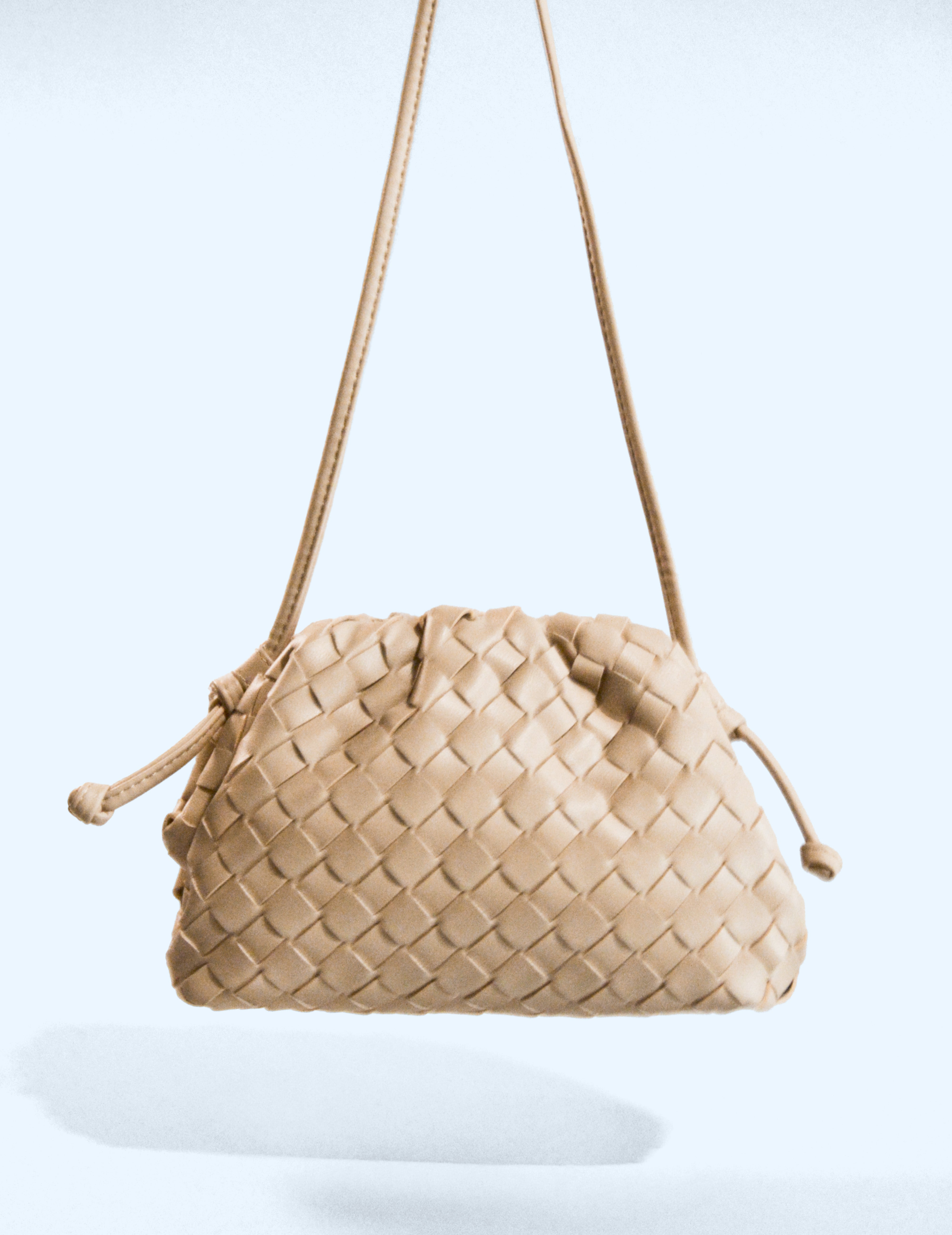 Bolso trenzado - Nude