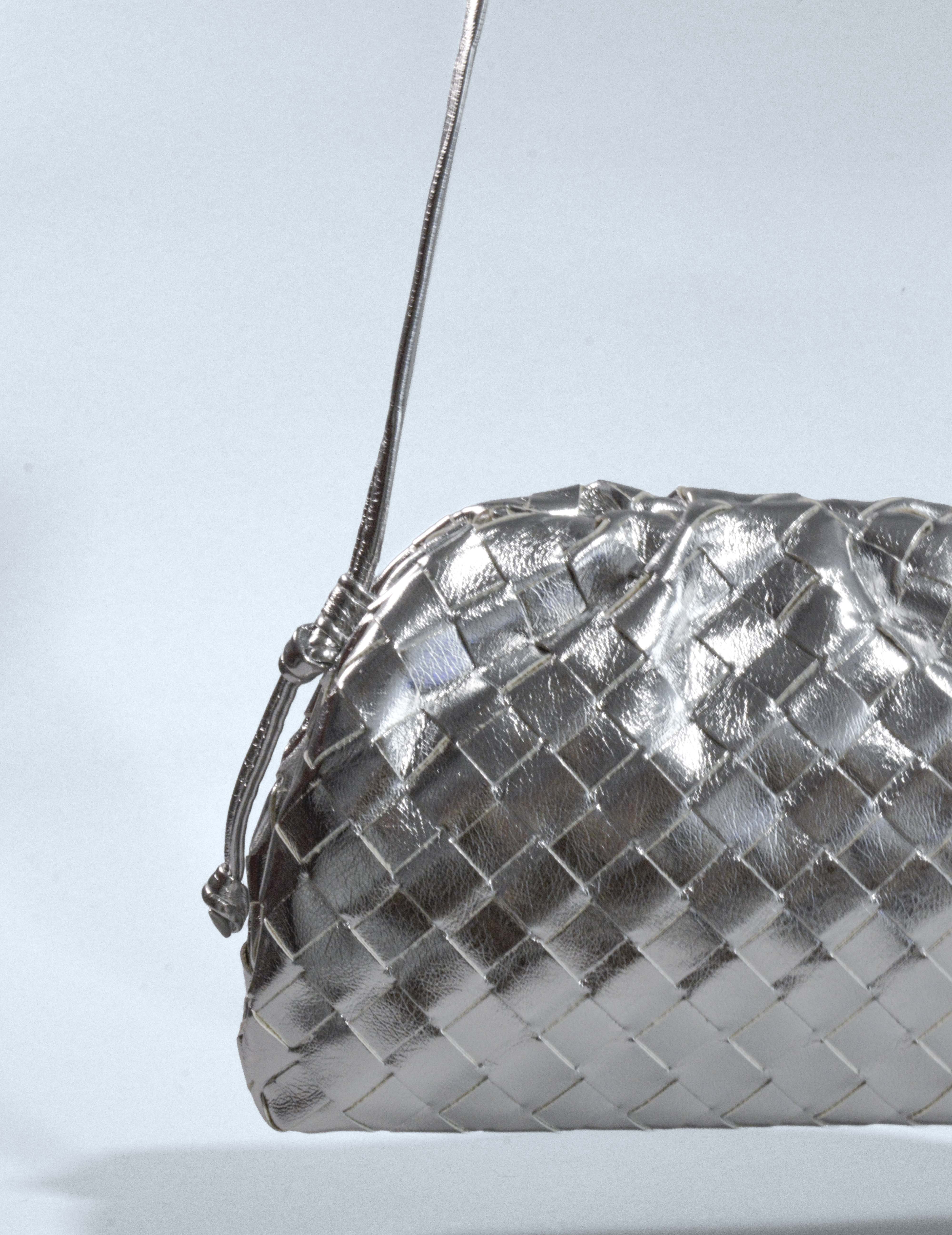 Bolso trenzado - Plata