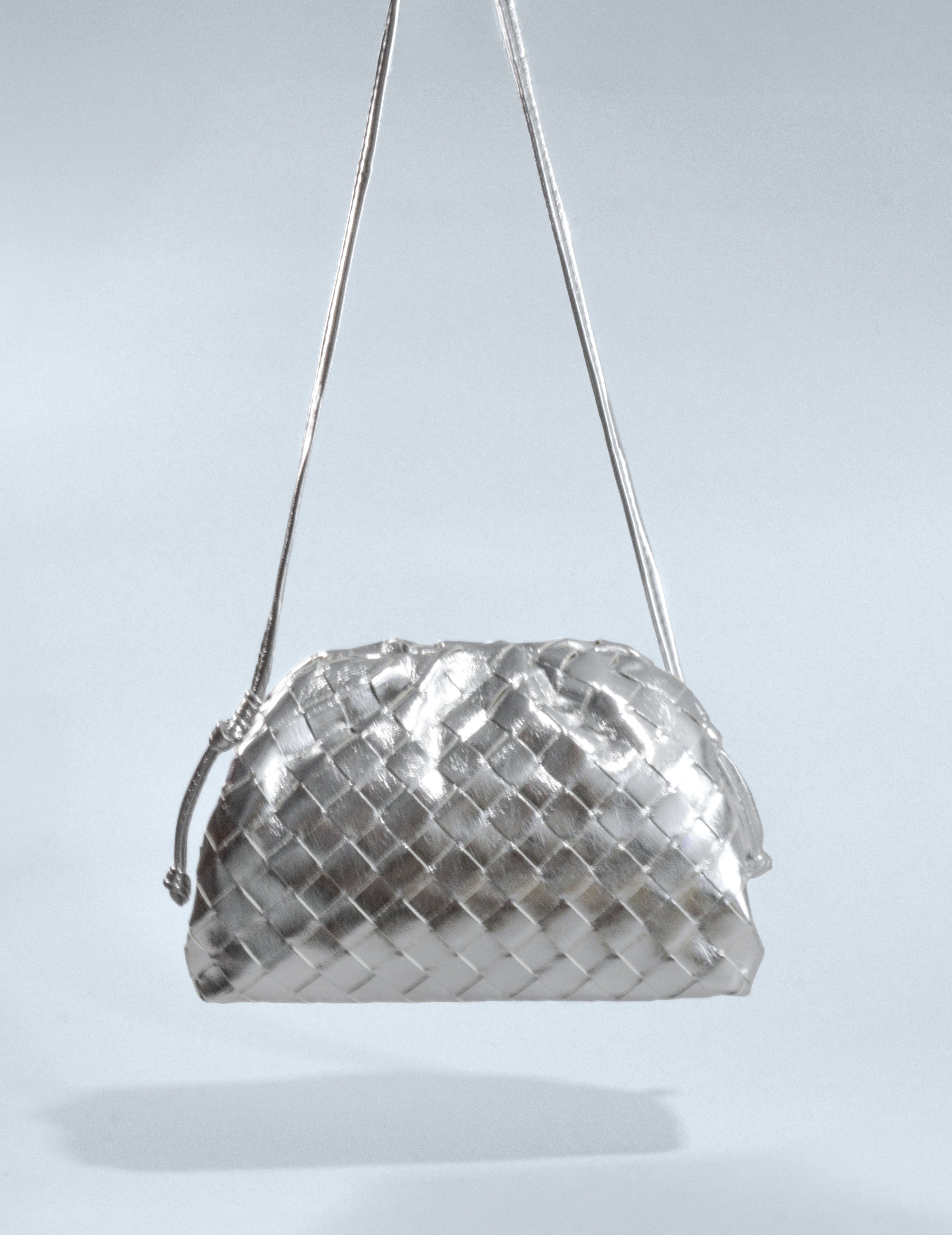 Bolso trenzado - Plata