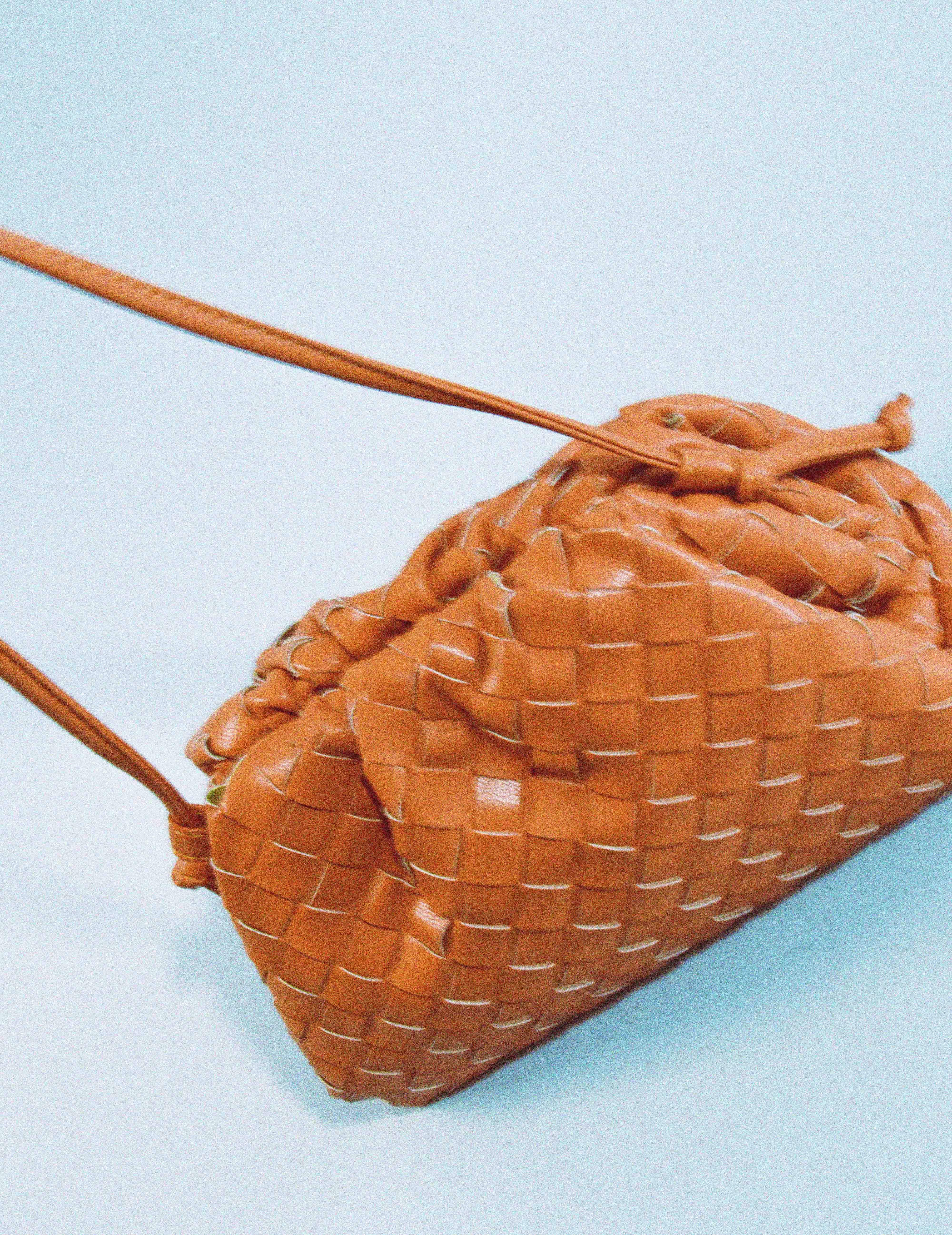 Bolso trenzado - Mandarina