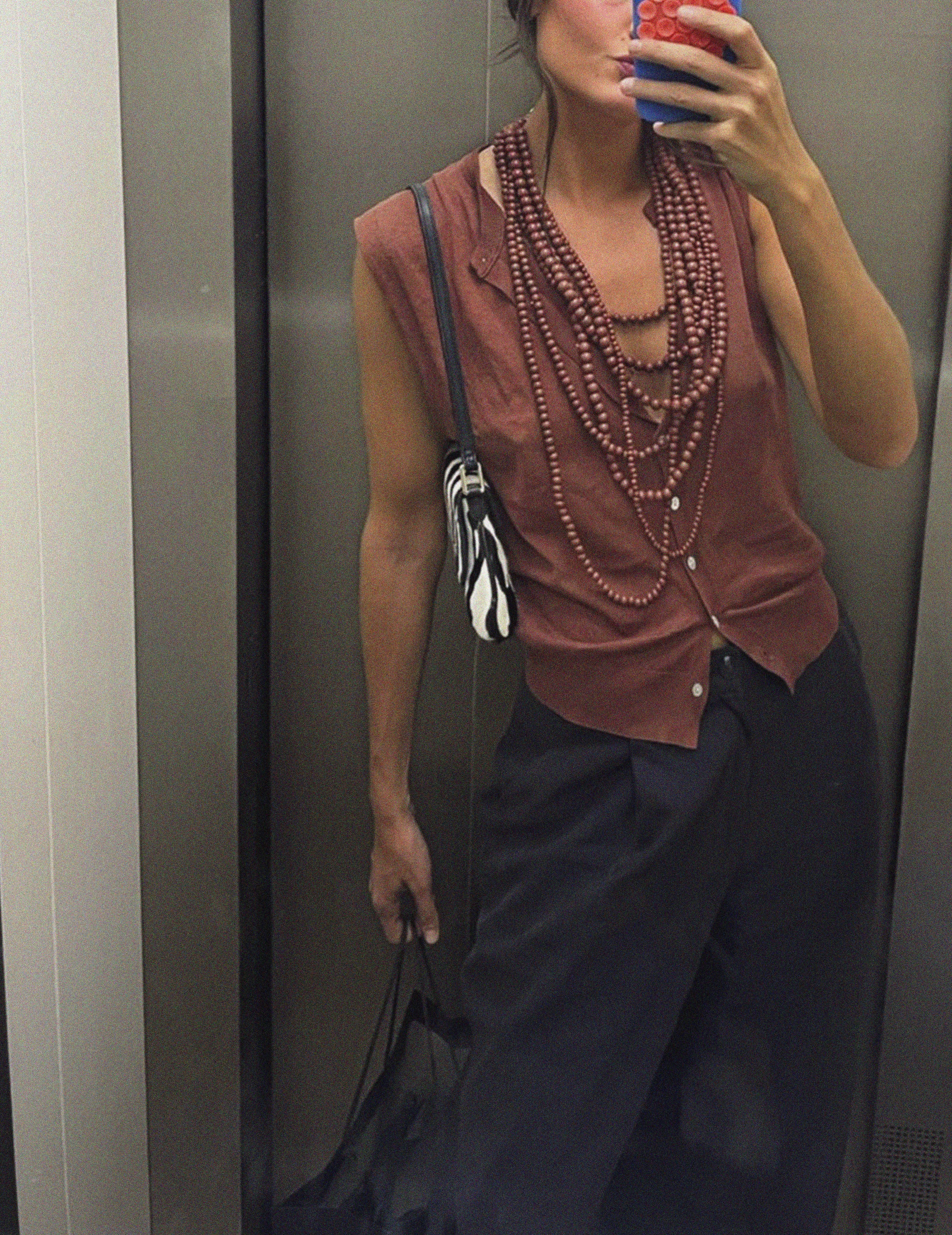 Collar multicapas - Teja