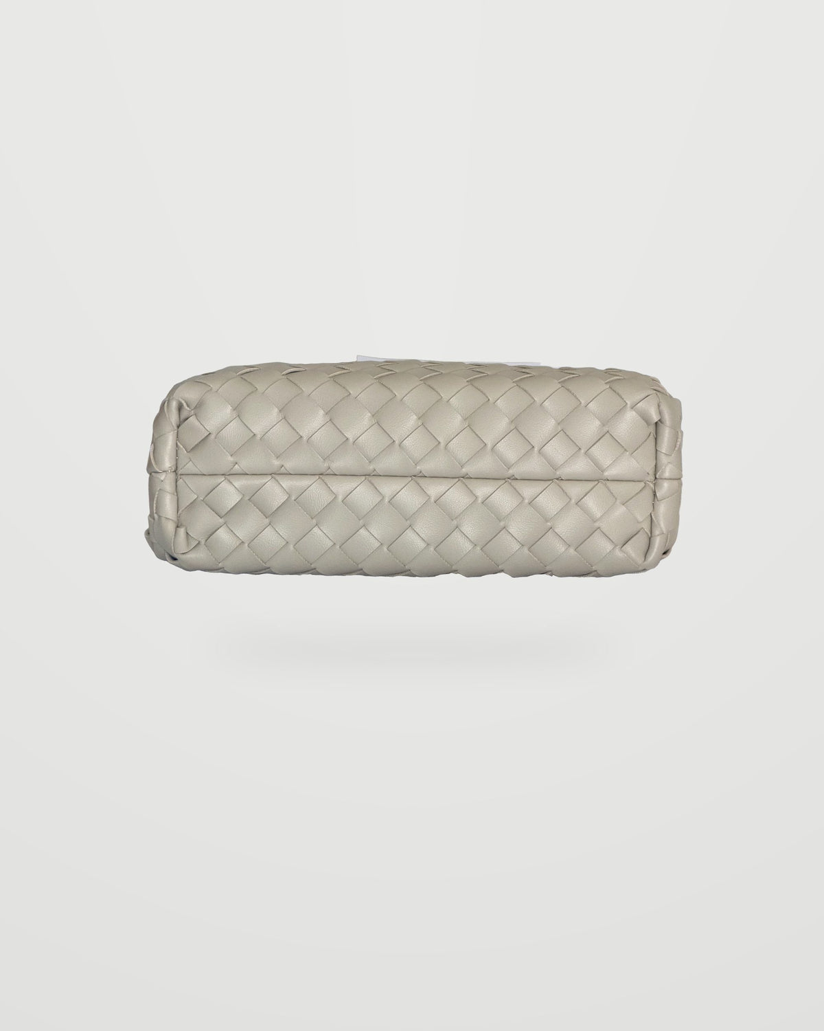 Bolso trenzado Nube blanco piedra