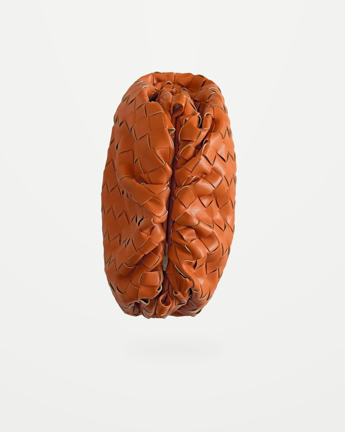 Bolso trenzado Nube naranja coral