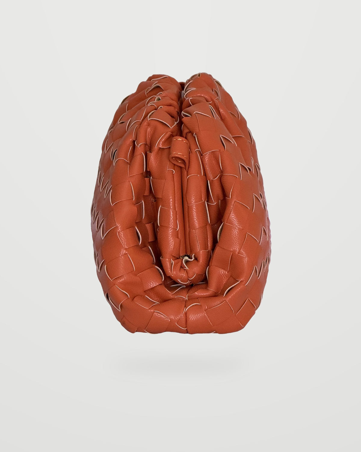 Bolso trenzado Nube naranja coral