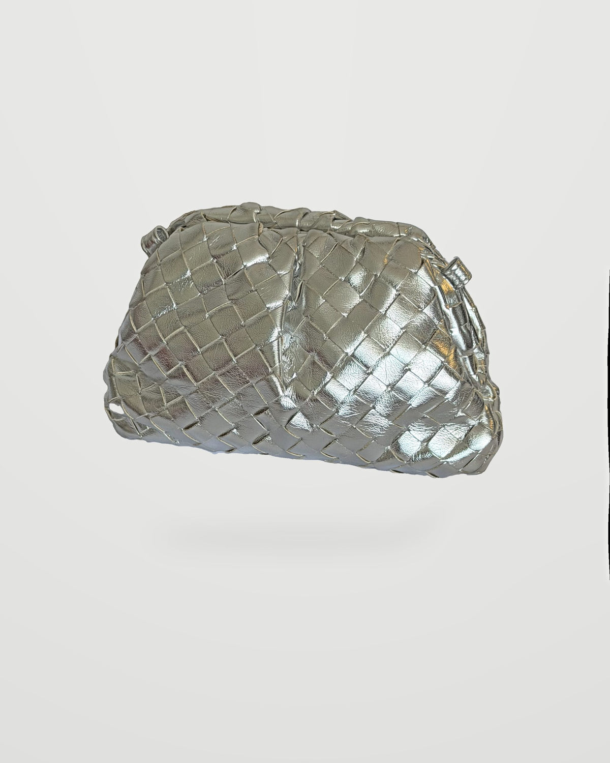 Bolso trenzado Nube plata