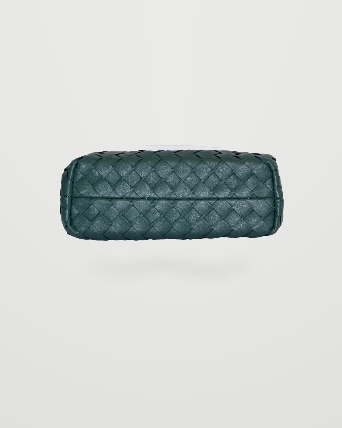 Bolso trenzado Nube verde botella