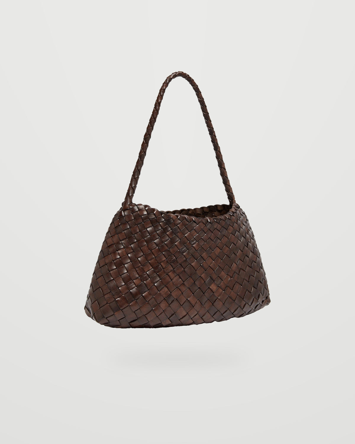 Mala entrançada Cala – Castanho chocolate
