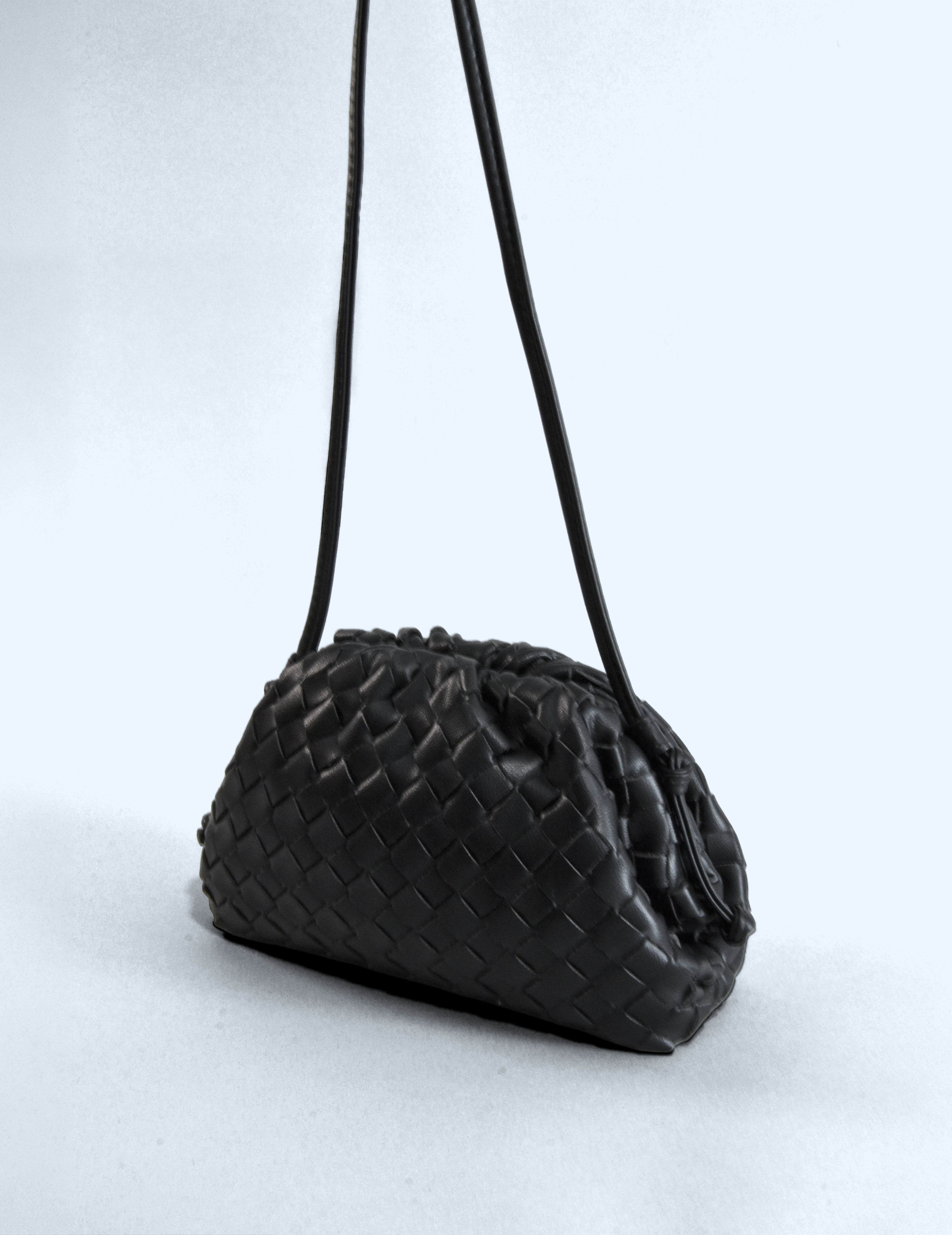 Bolso trenzado - Negro