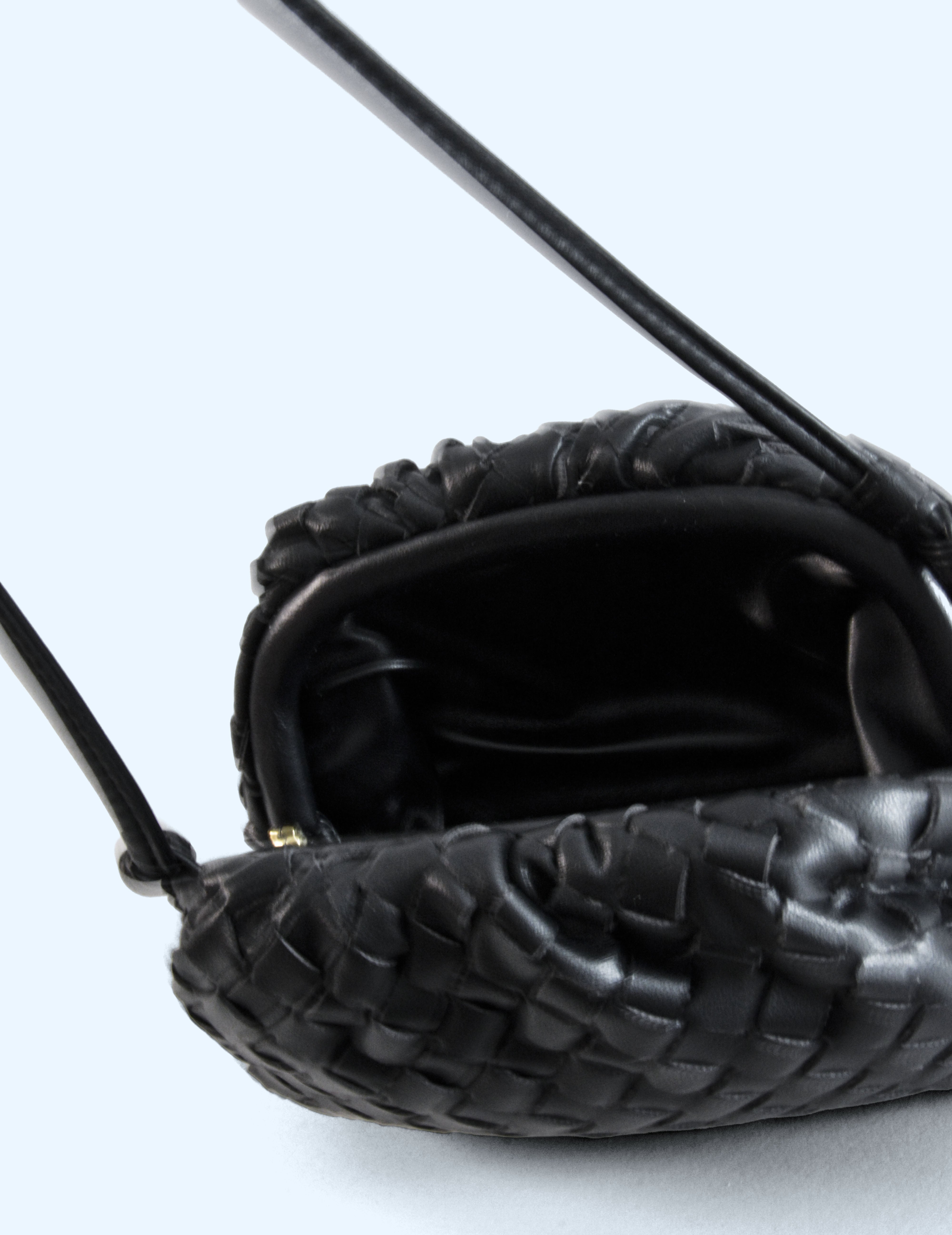 Bolso trenzado - Negro