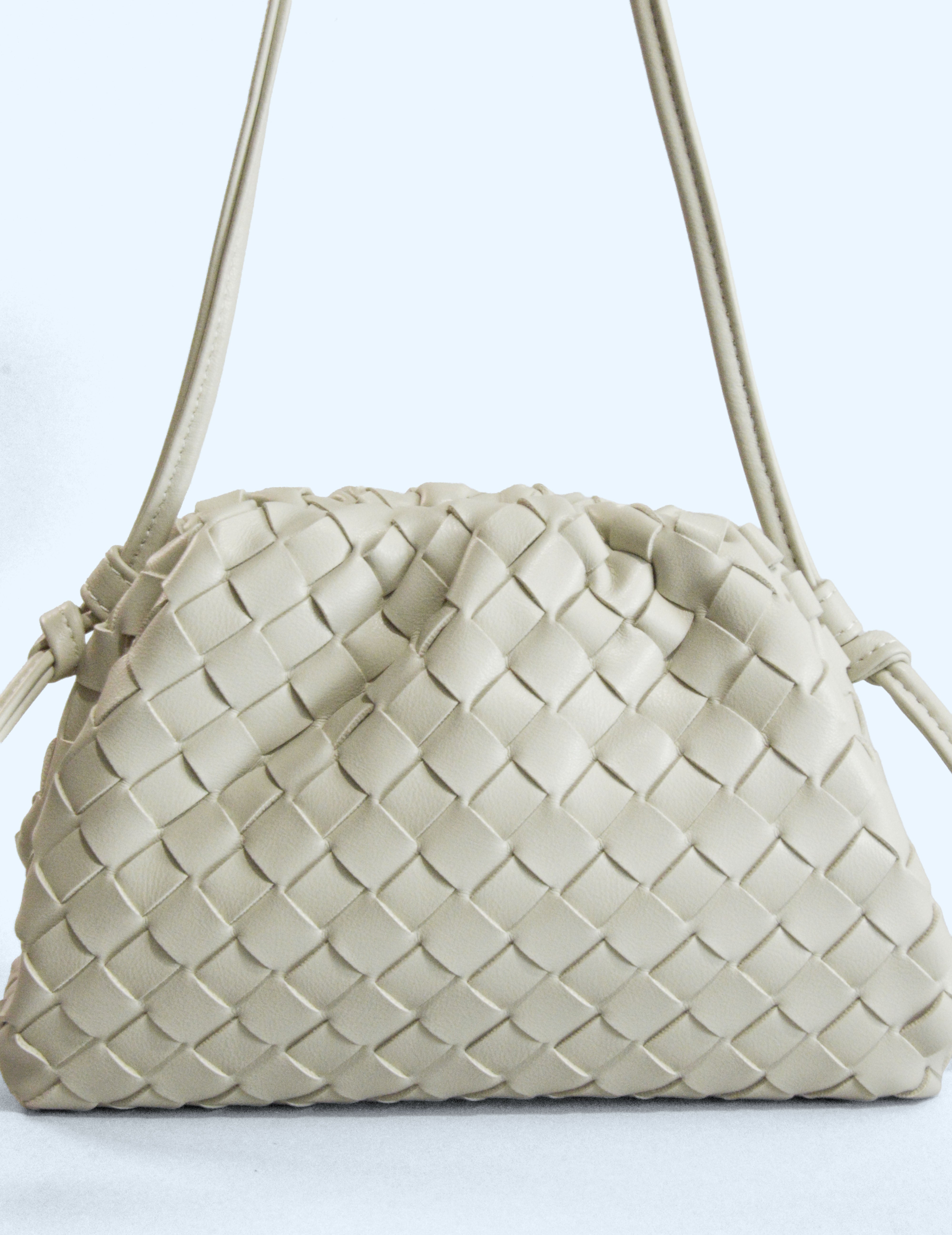 Bolso trenzado - Hueso