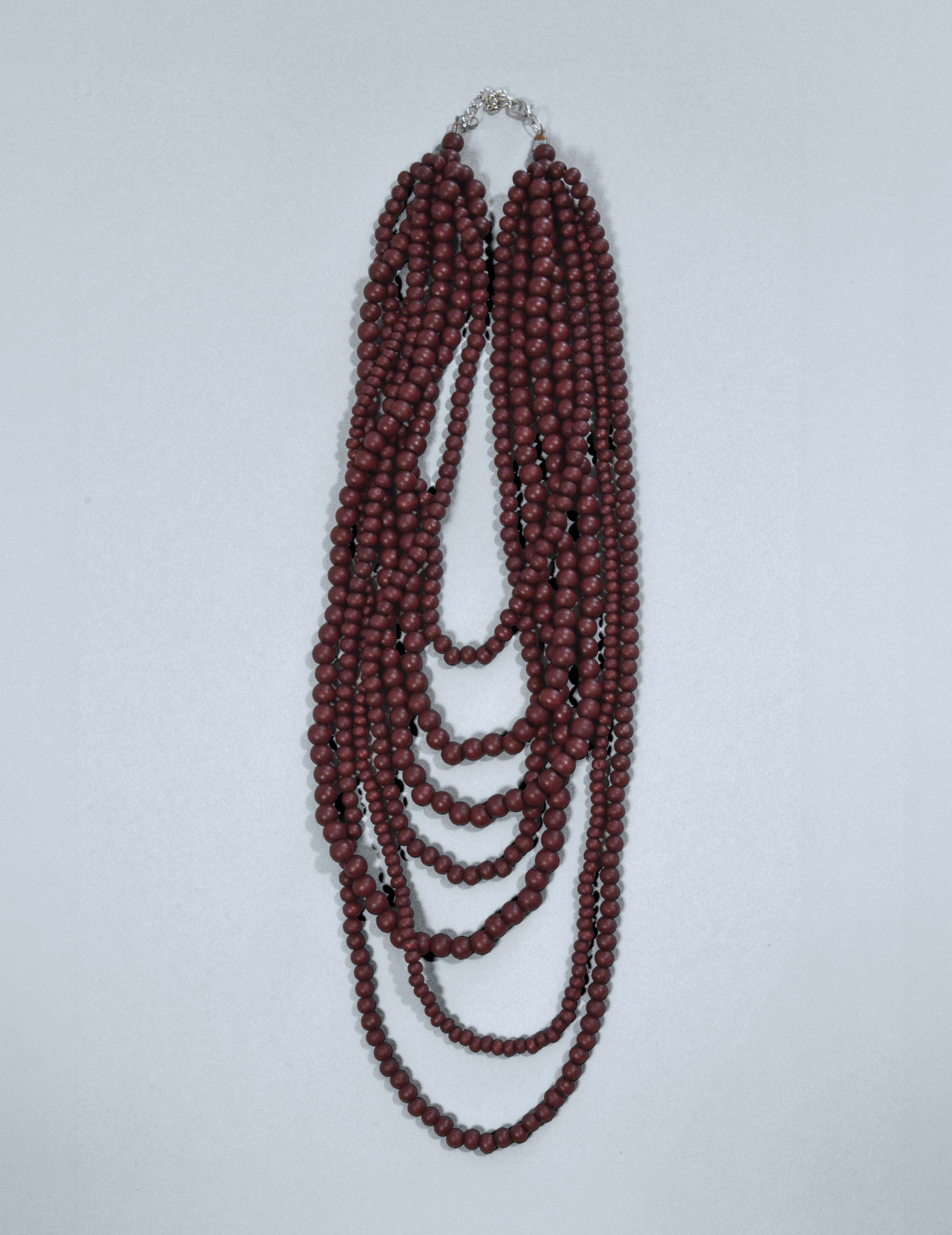 Collar multicapas - Burdeos