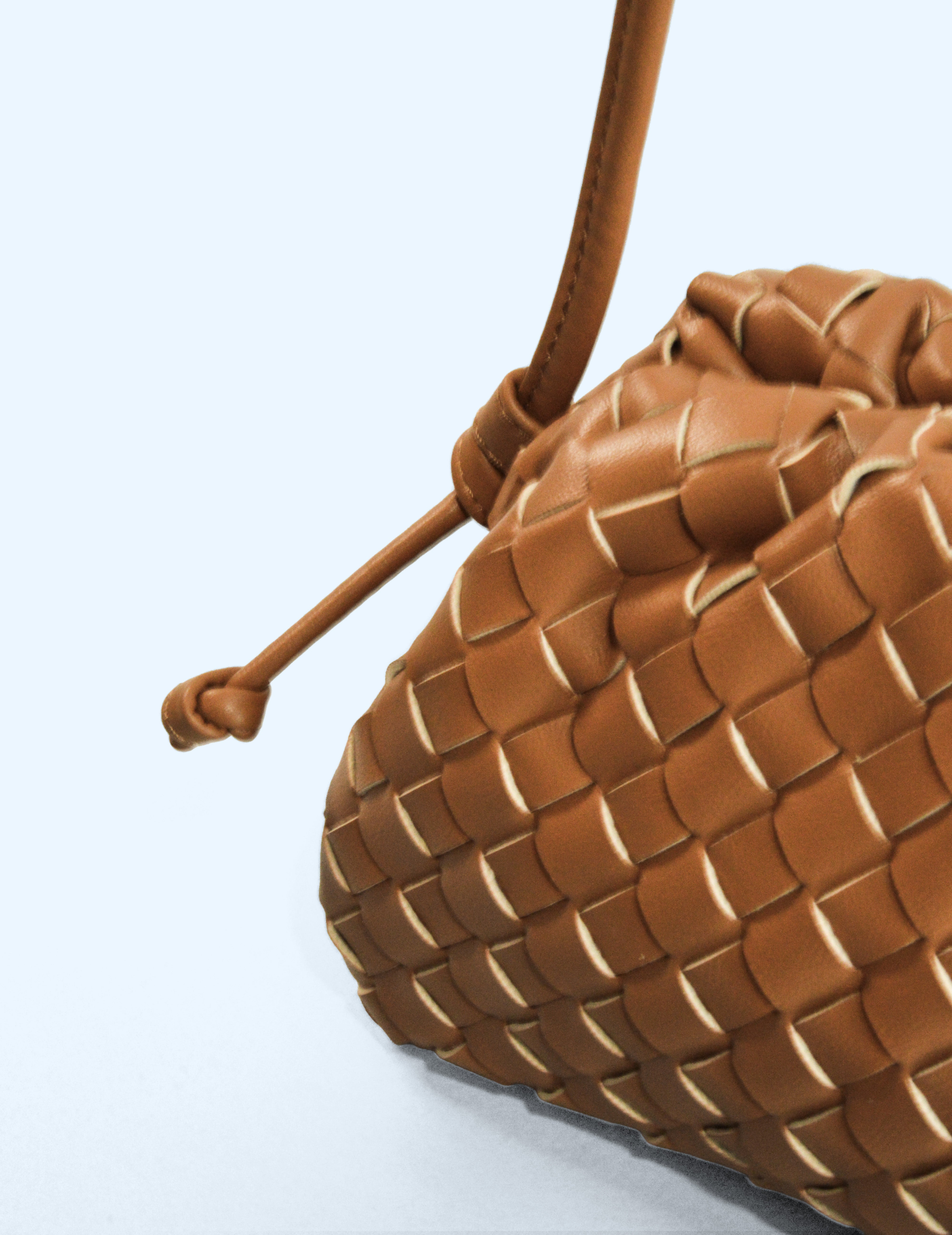 Bolso trenzado - Camel