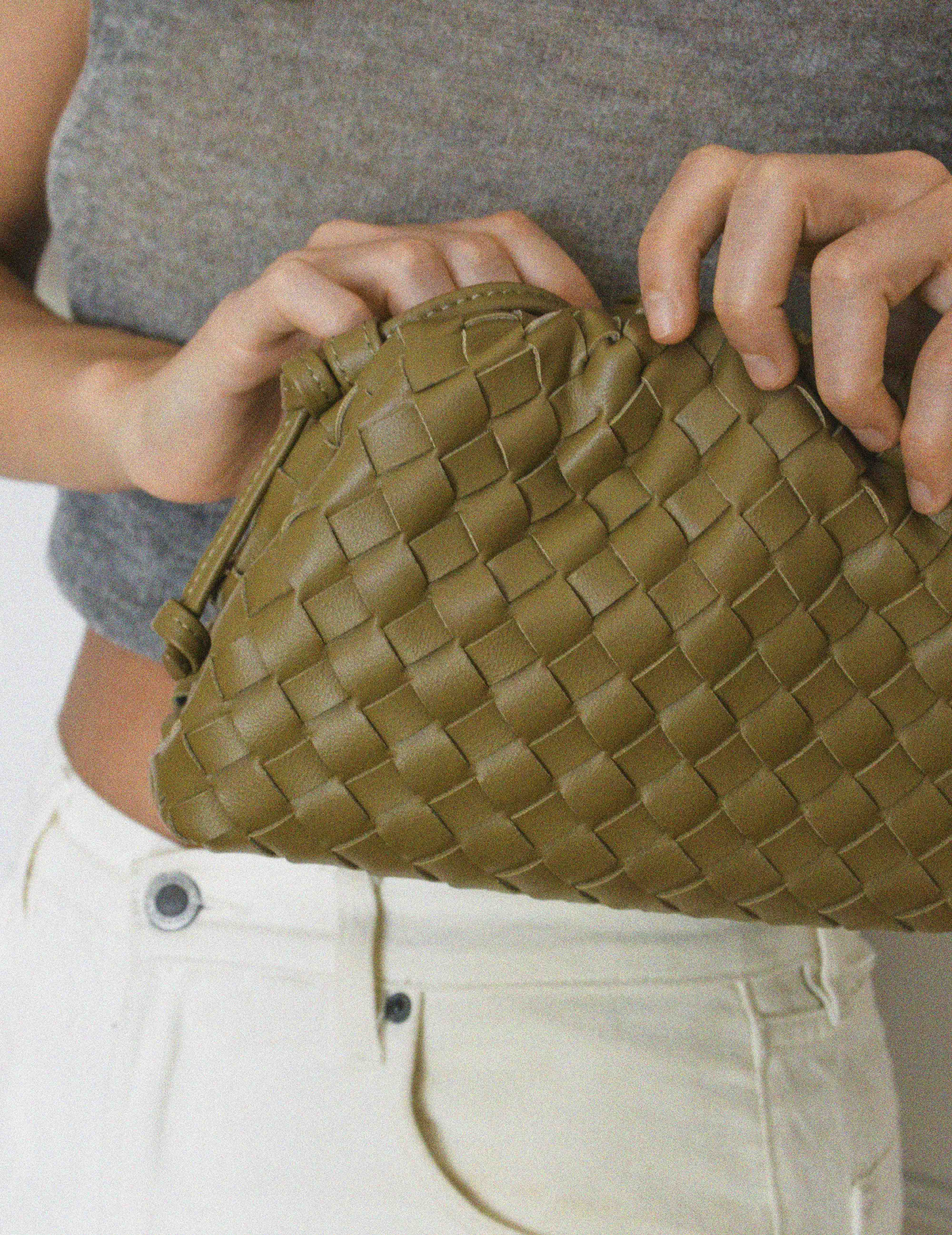 Bolso trenzado - Caramel