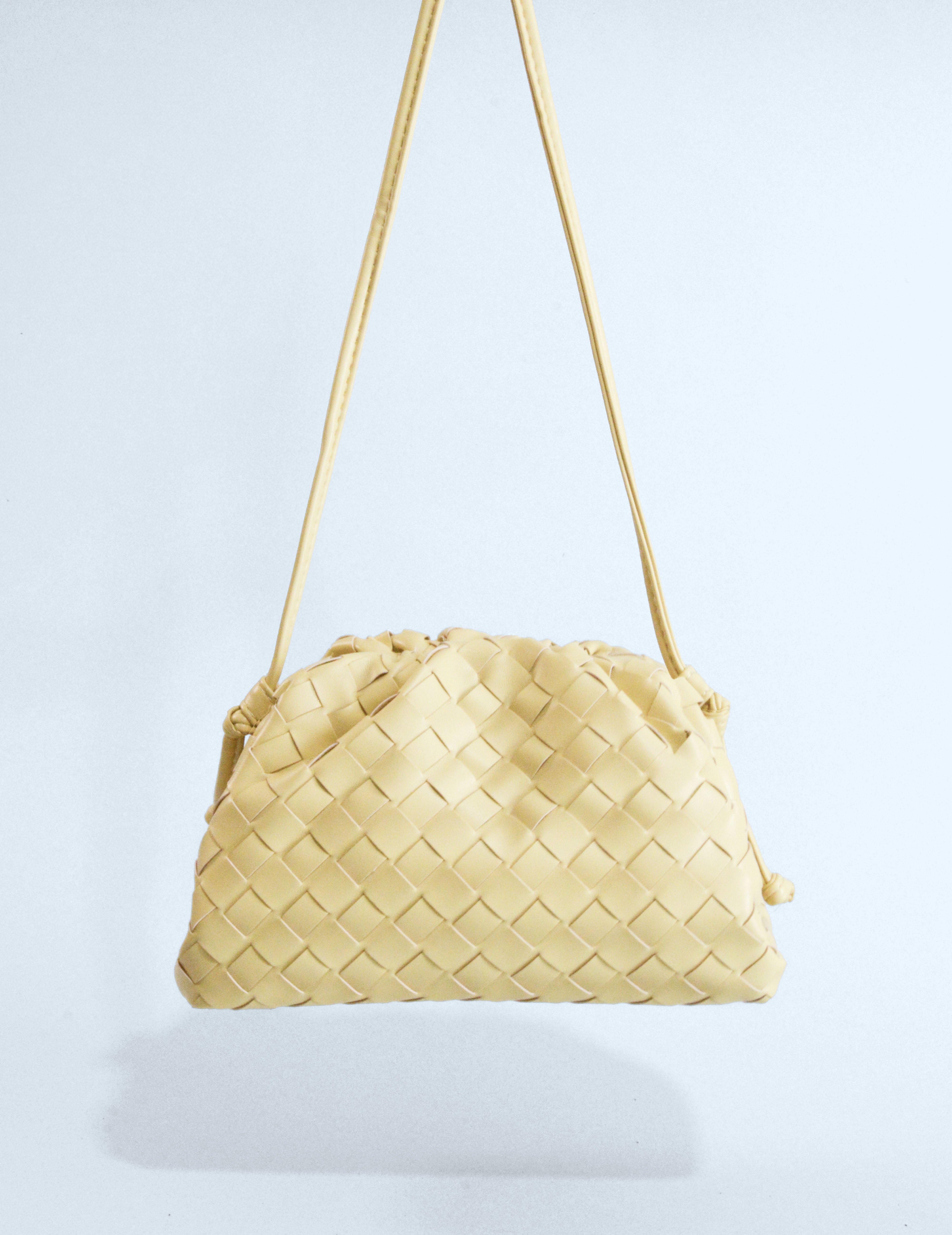 Bolso trenzado - Limón