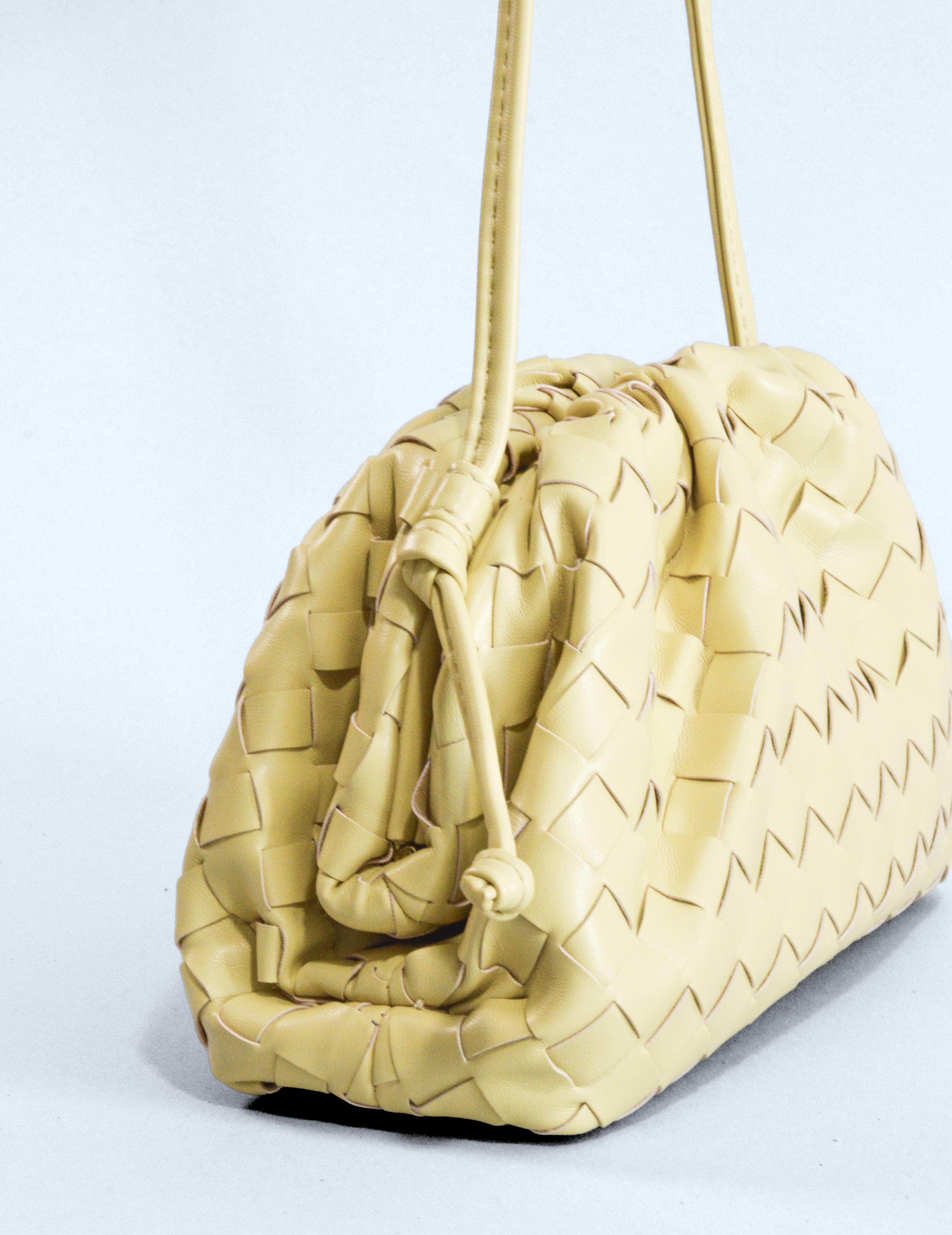 Bolso trenzado - Limón