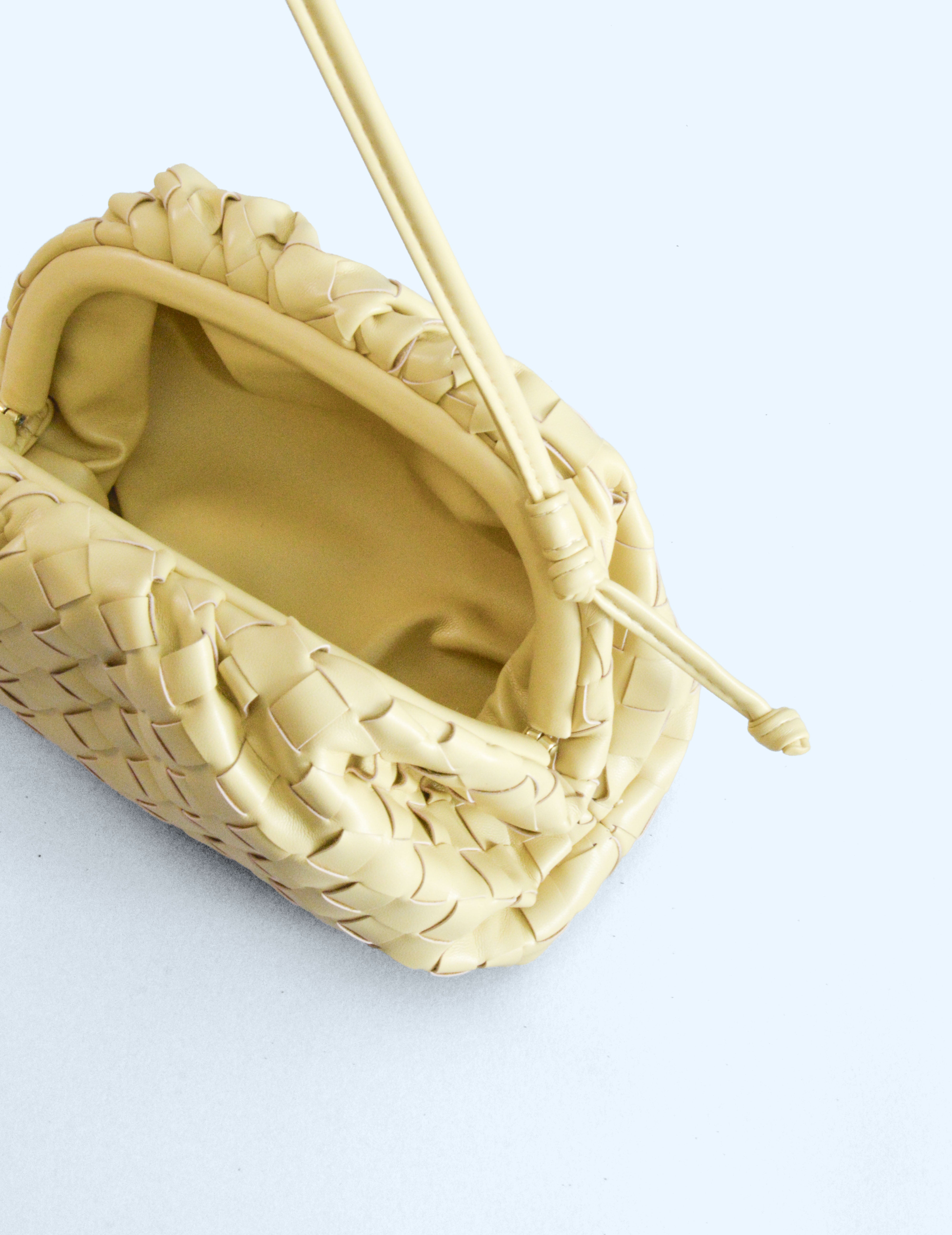 Bolso trenzado - Limón