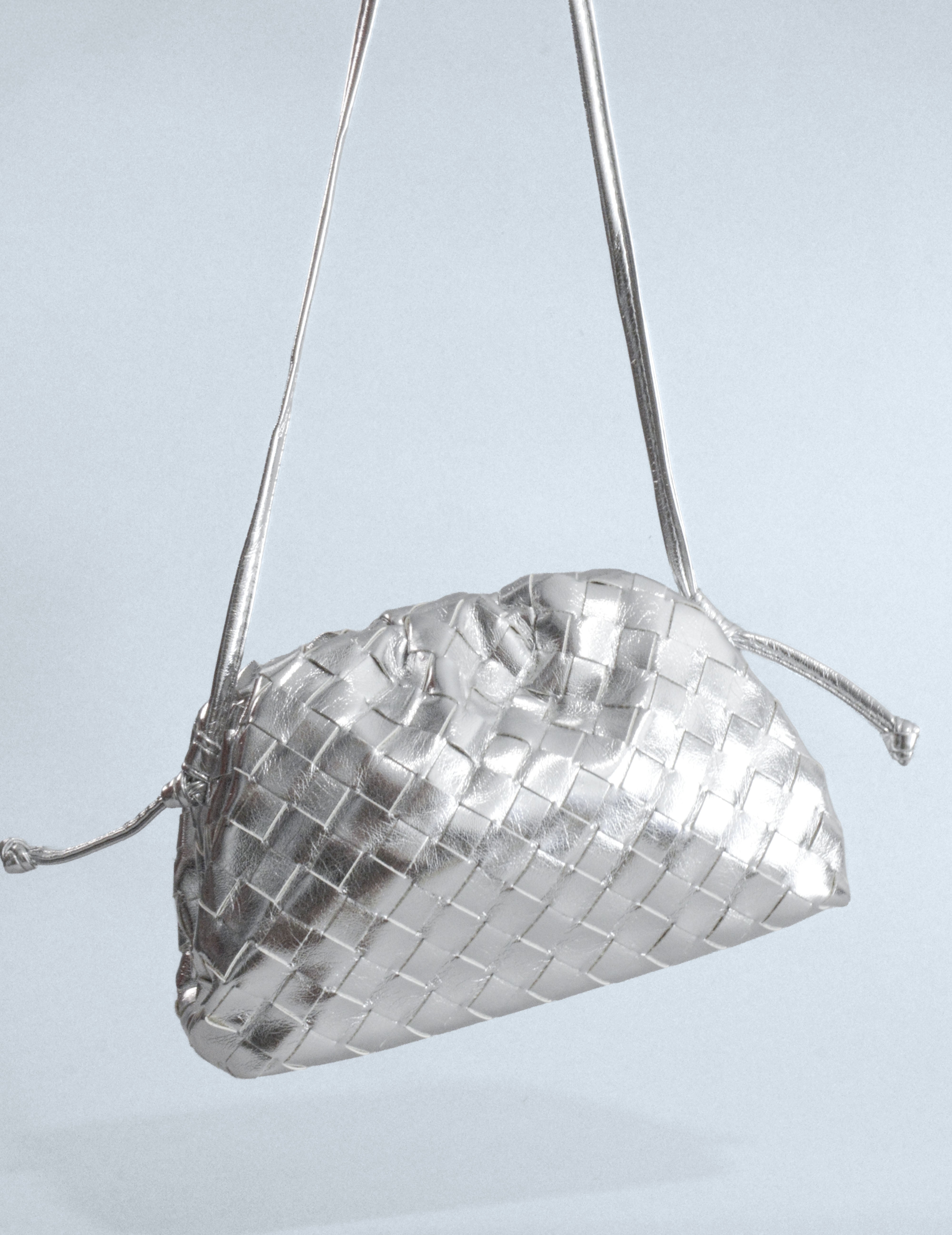 Bolso trenzado - Plata