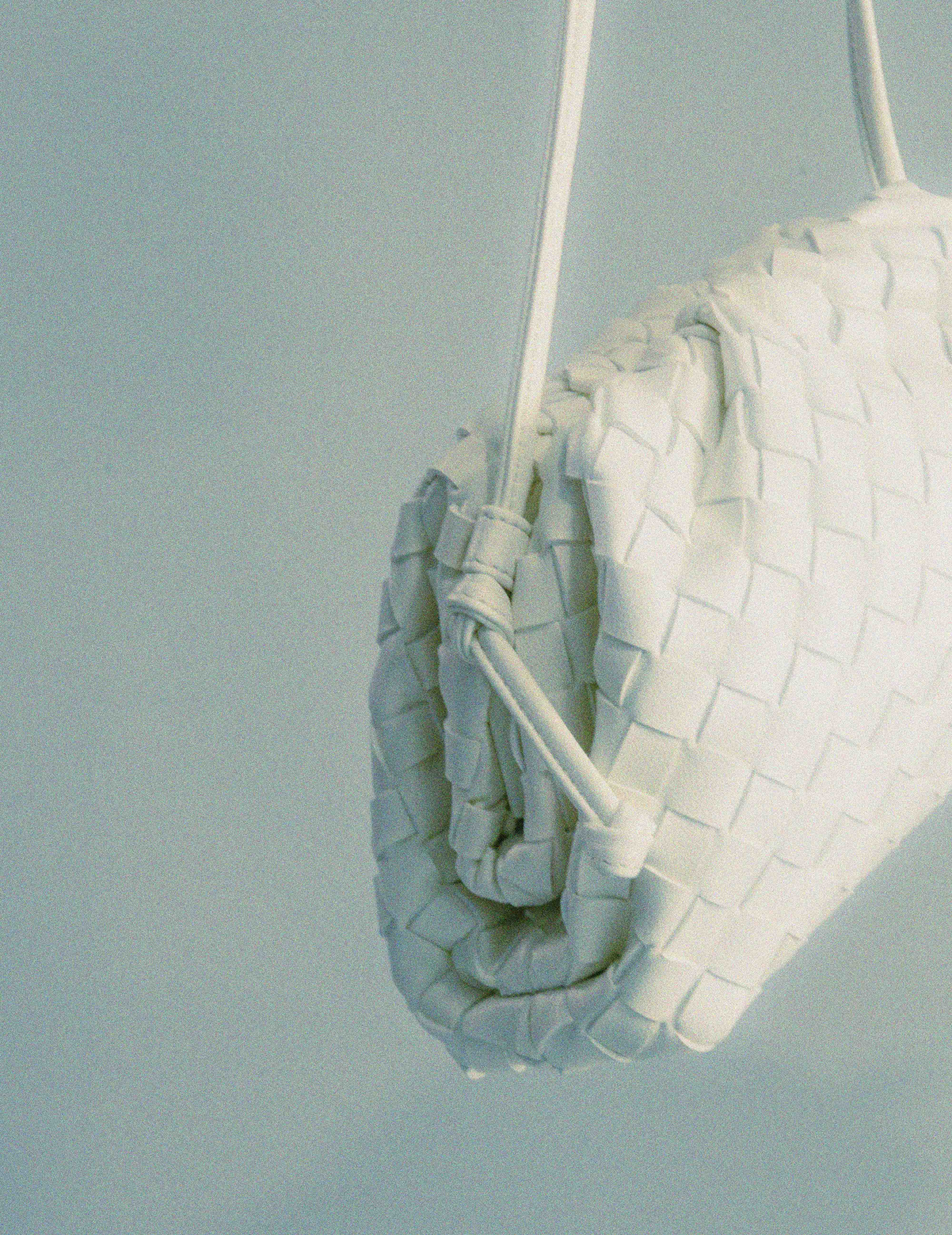Bolso trenzado - Blanco Tiza