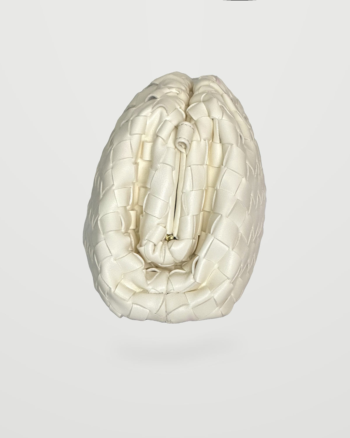Bolso trenzado Nube blanco marfil