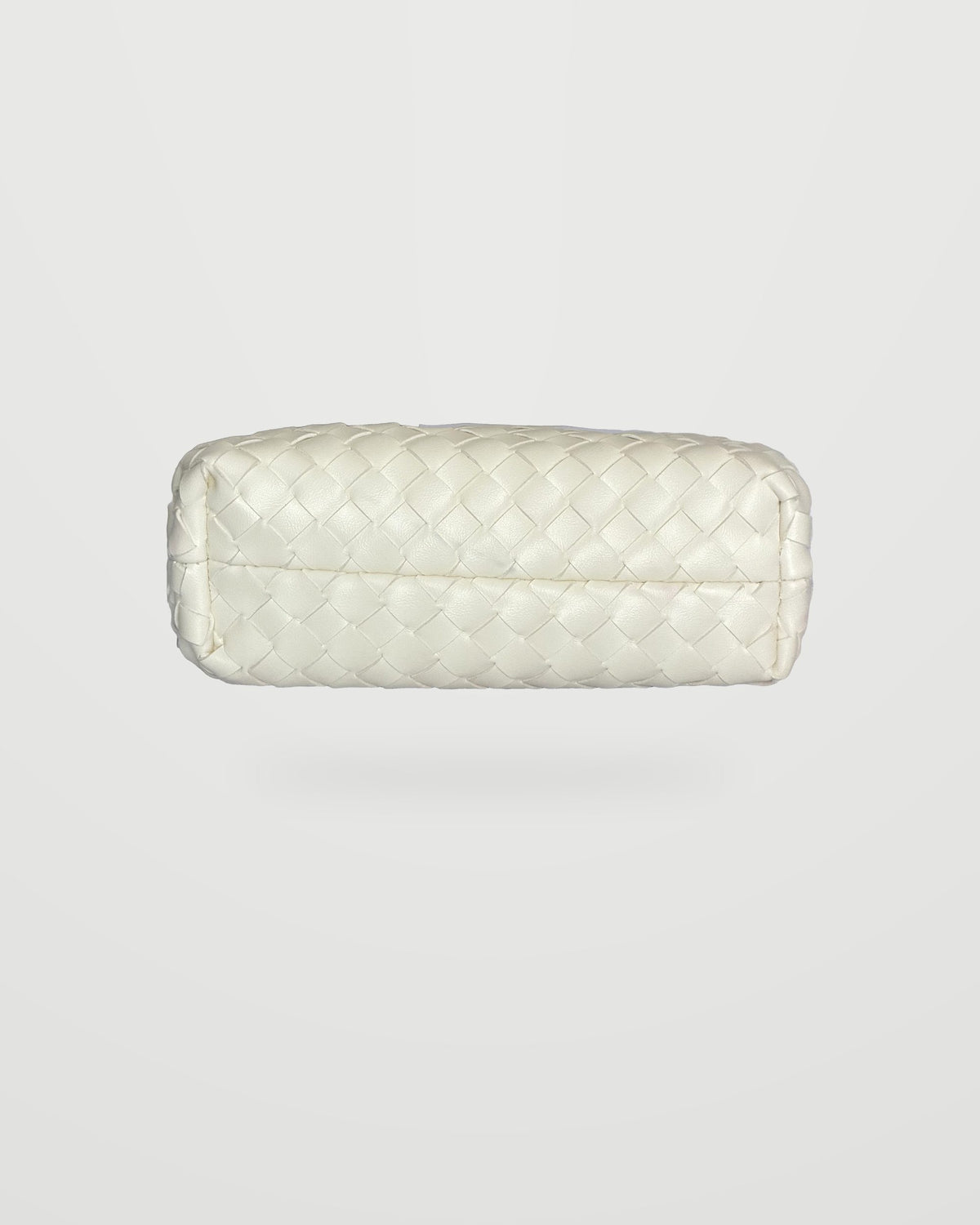 Bolso trenzado Nube blanco marfil
