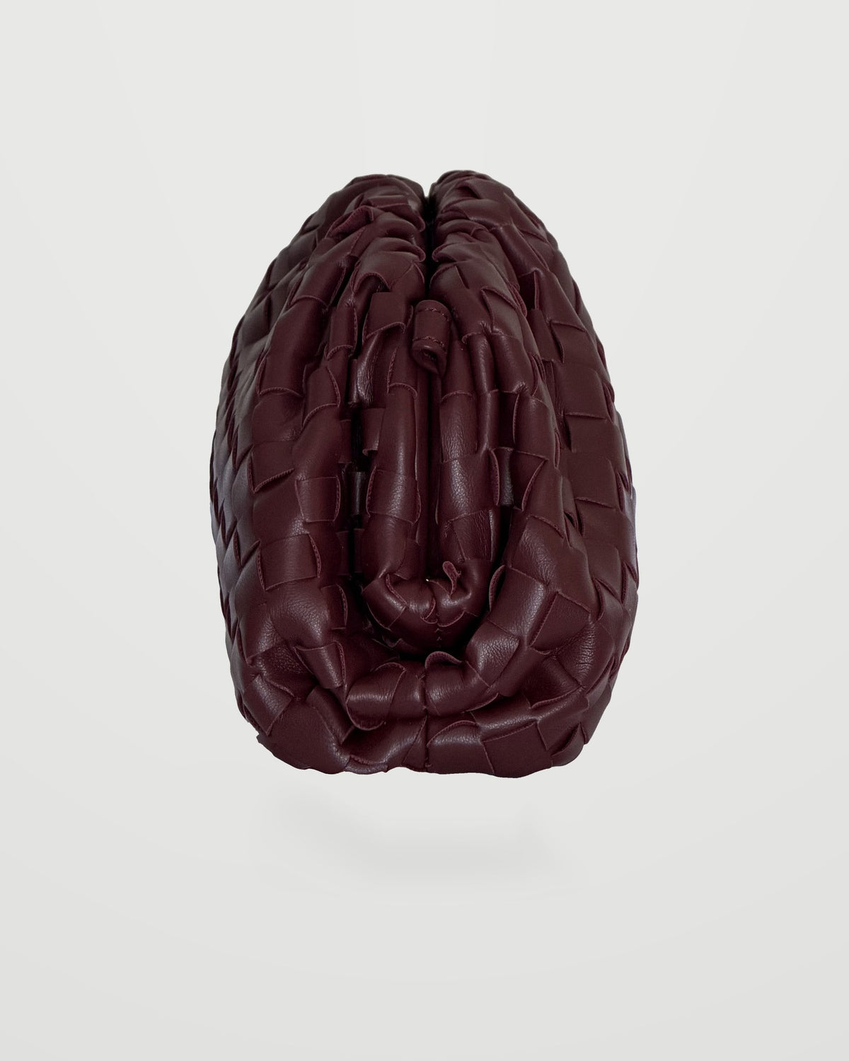 Bolso trenzado Nube burdeos