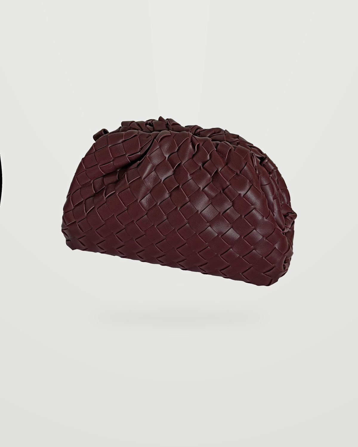 Bolso trenzado Nube burdeos