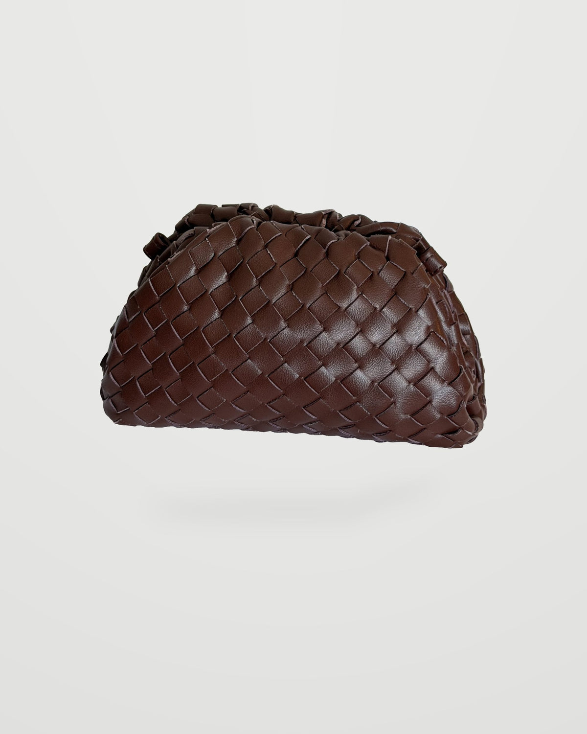 Bolso trenzado Nube marrón chocolate