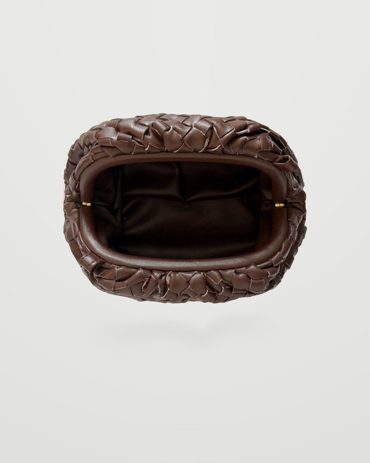 Bolso trenzado Nube marrón chocolate