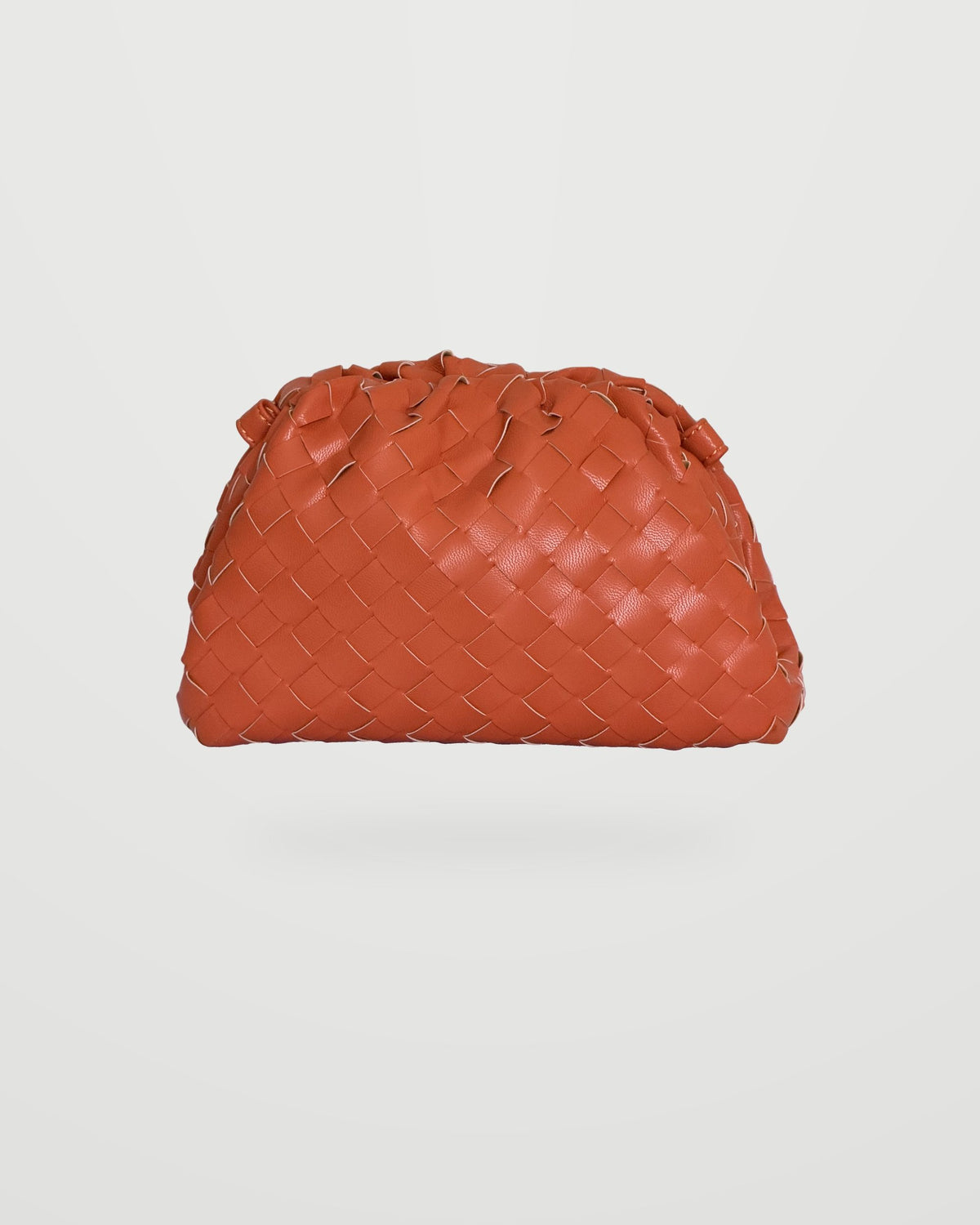Bolso trenzado Nube naranja coral