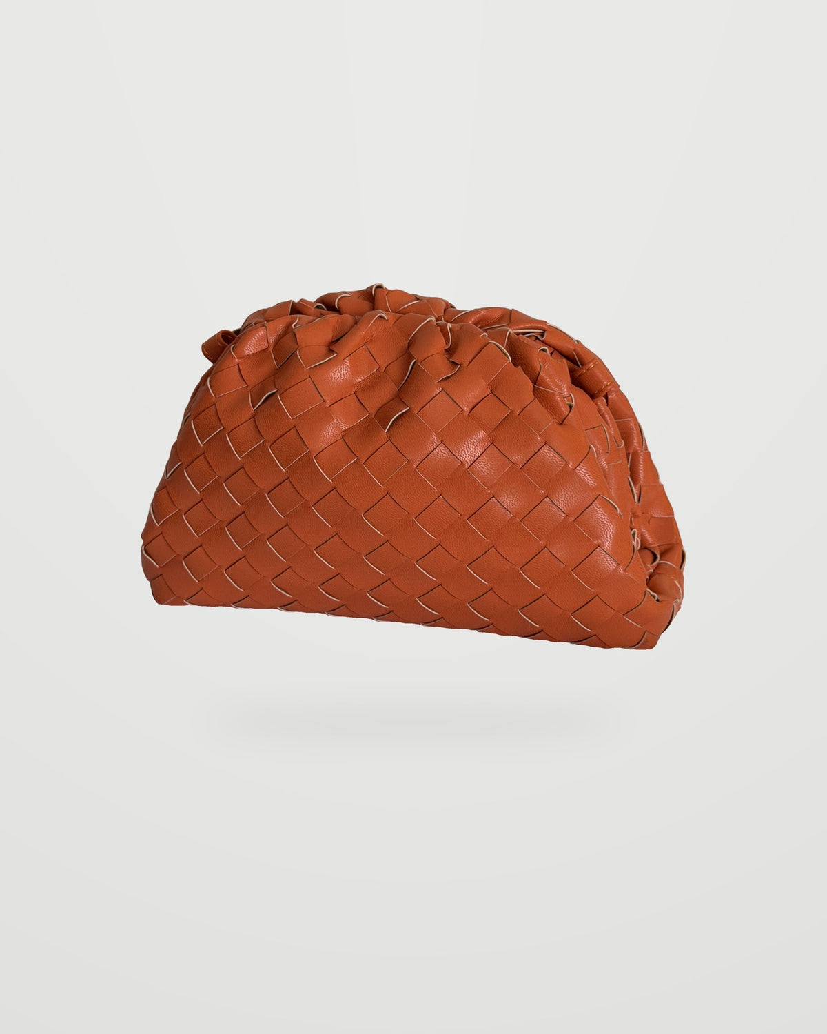 Bolso trenzado Nube naranja coral