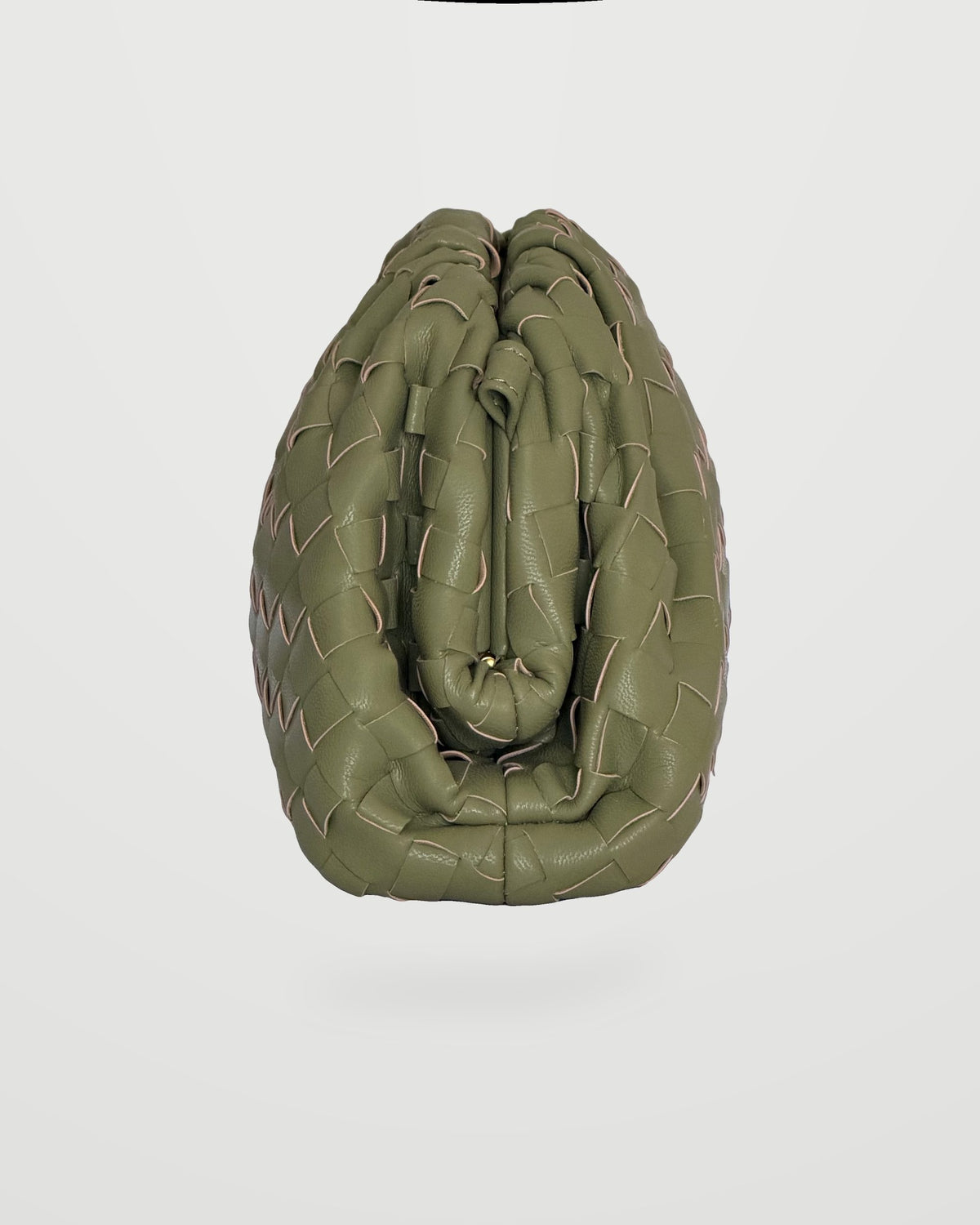 Bolso trenzado Nube verde oliva