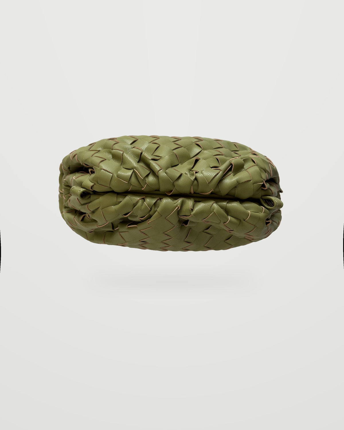 Bolso trenzado Nube verde oliva